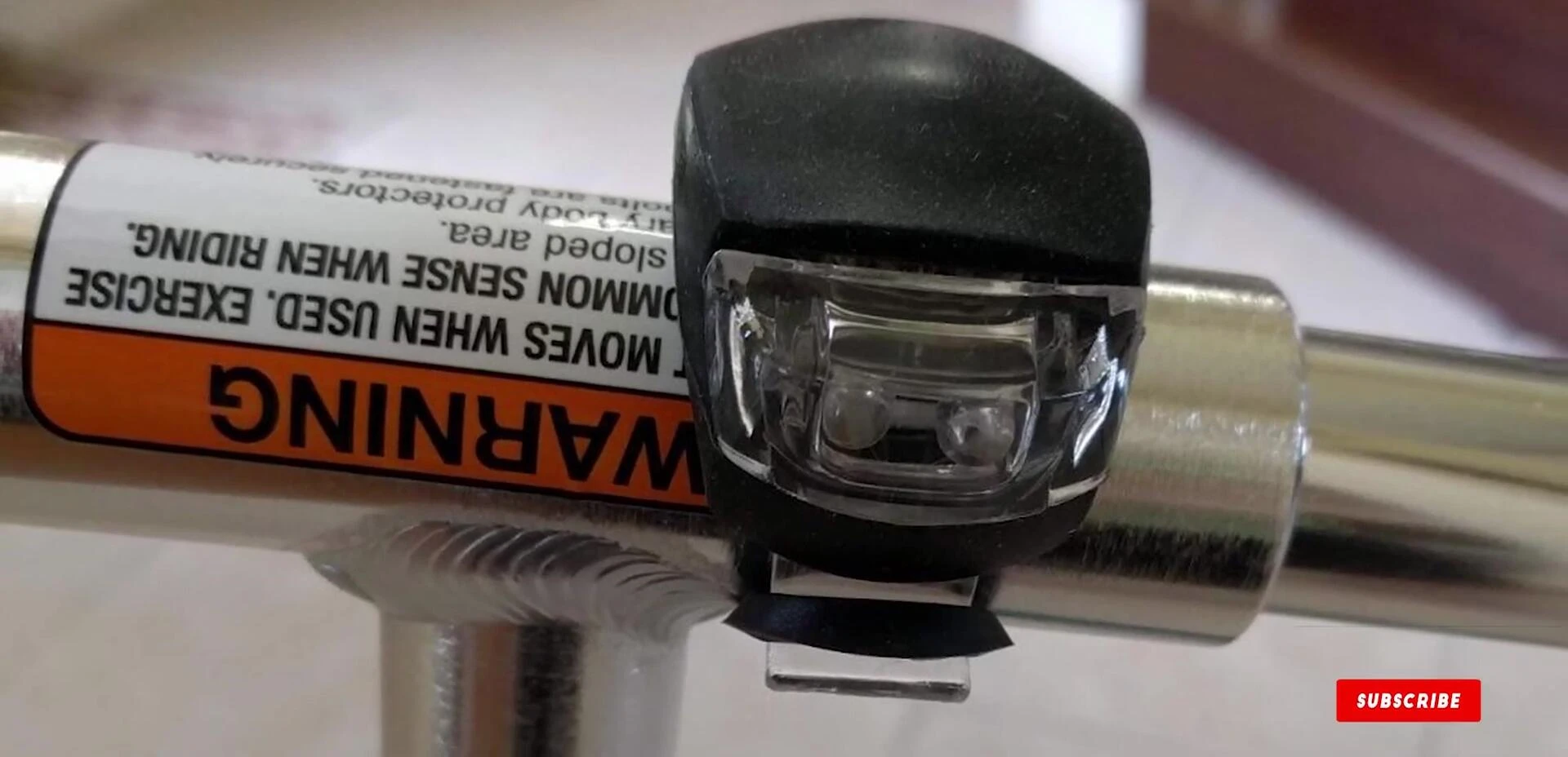 Close-up of the Refun light set components