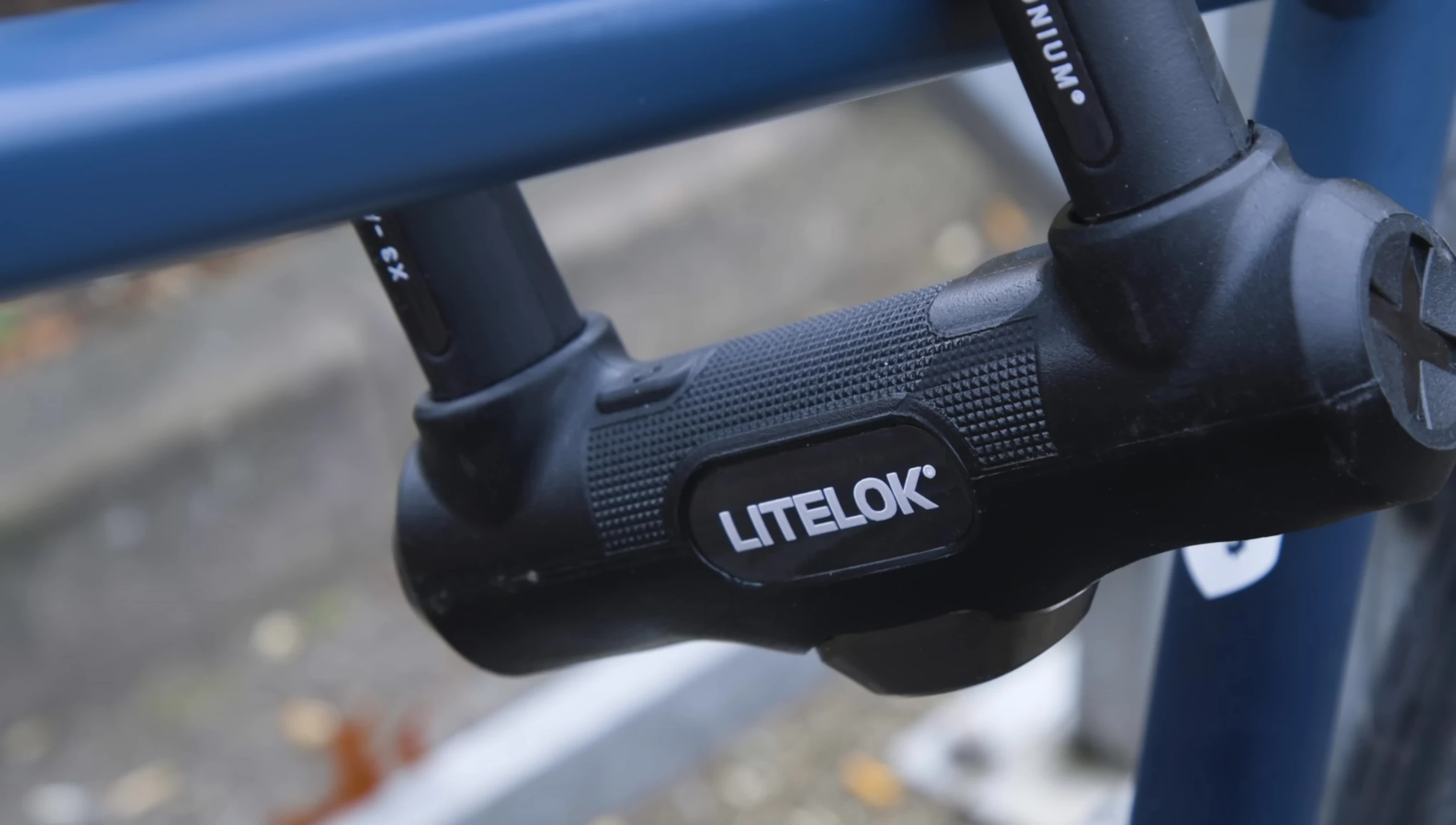 The Lightlock X3 being tested for sturdiness