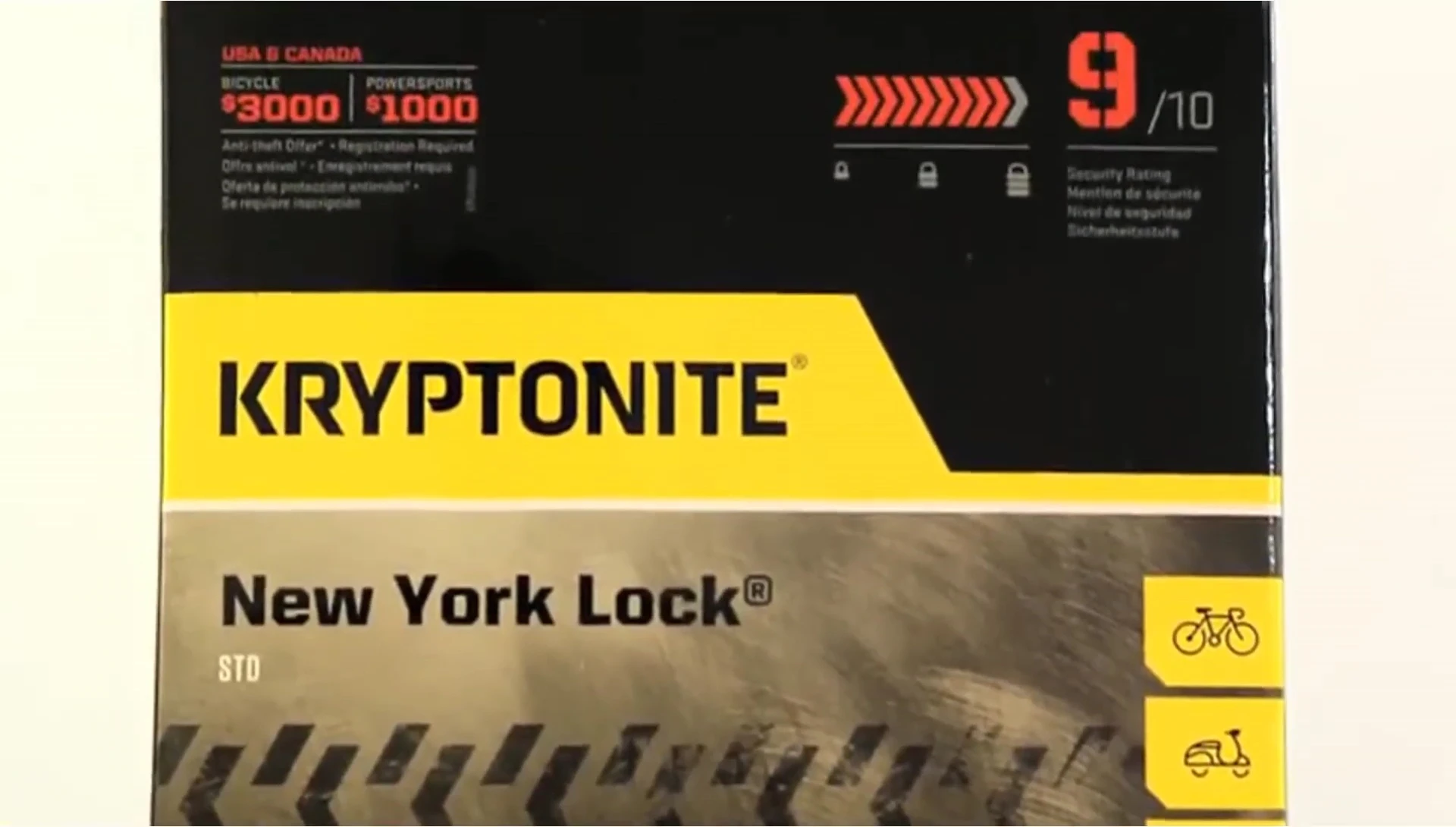 Kryptonite New York Standard U-lock