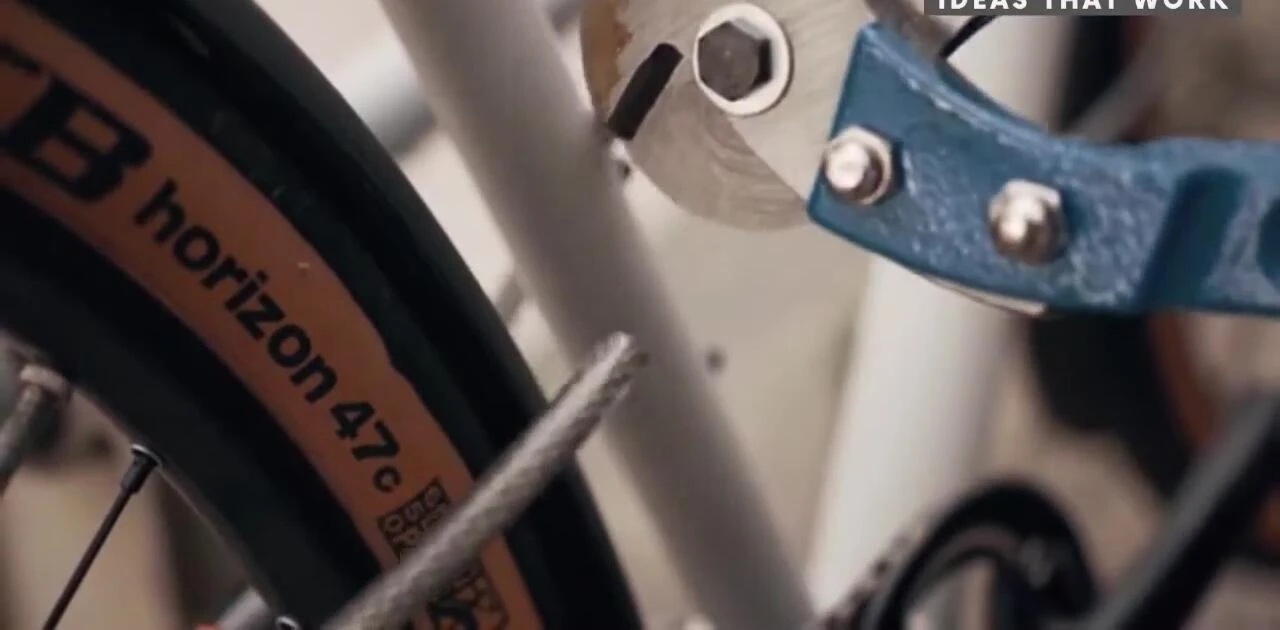 Close-up shot emphasizing the lock's robust internal mechanism