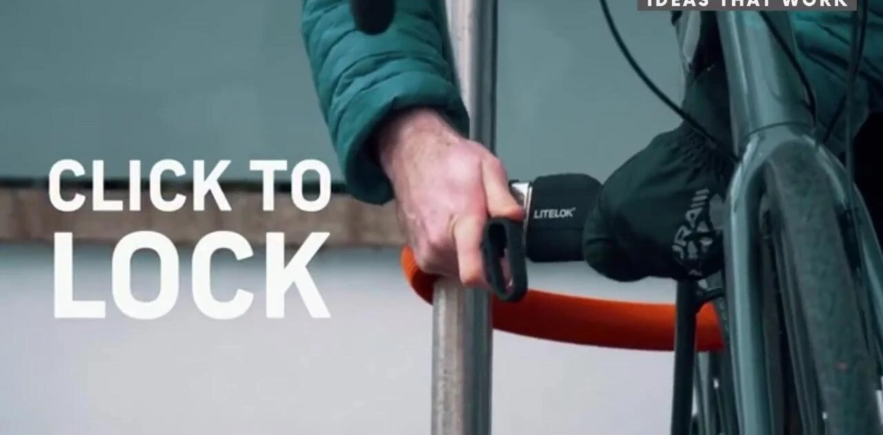 Close-up of the clip-to-lock mechanism