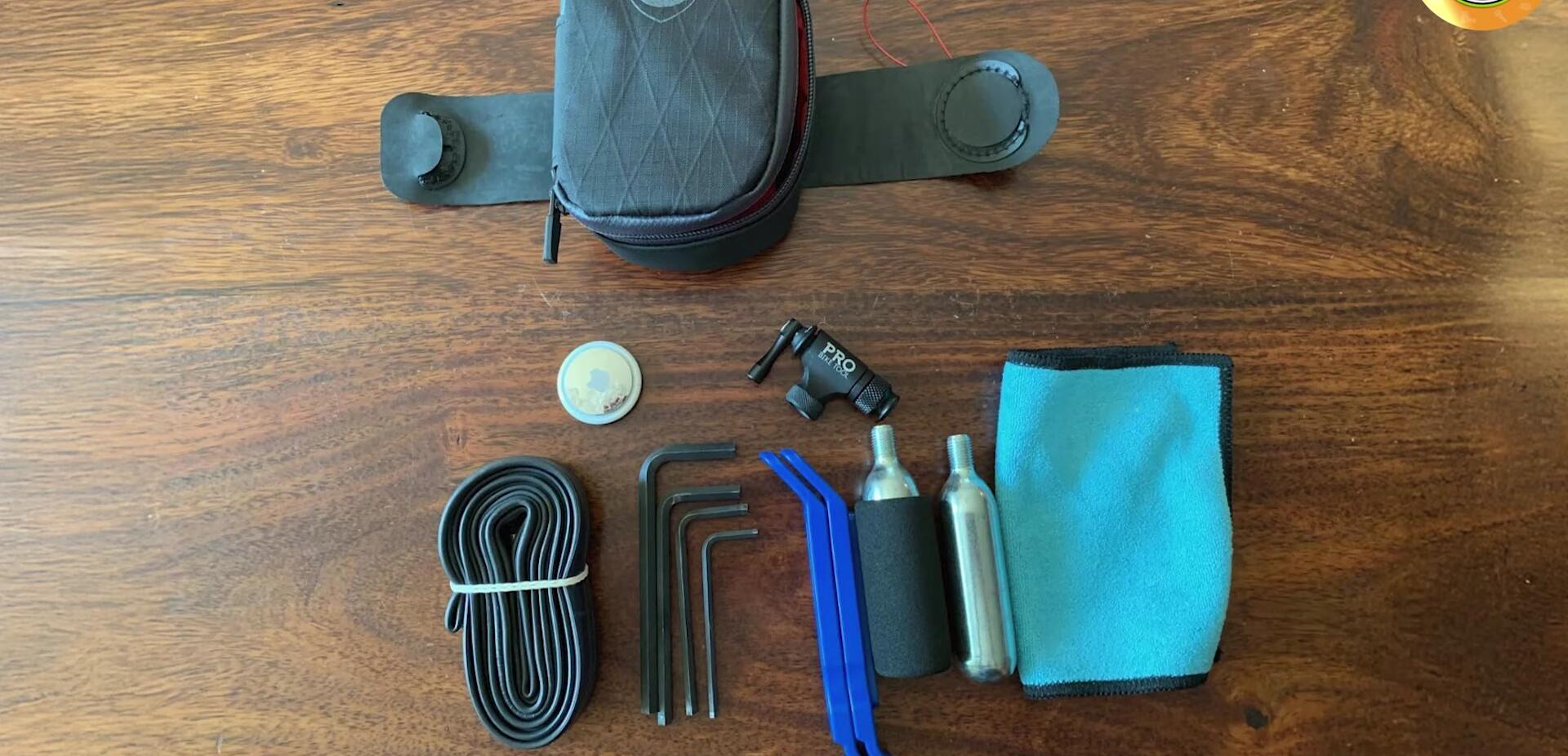 View of the Silca bag's interior, highlighting its spaciousness
