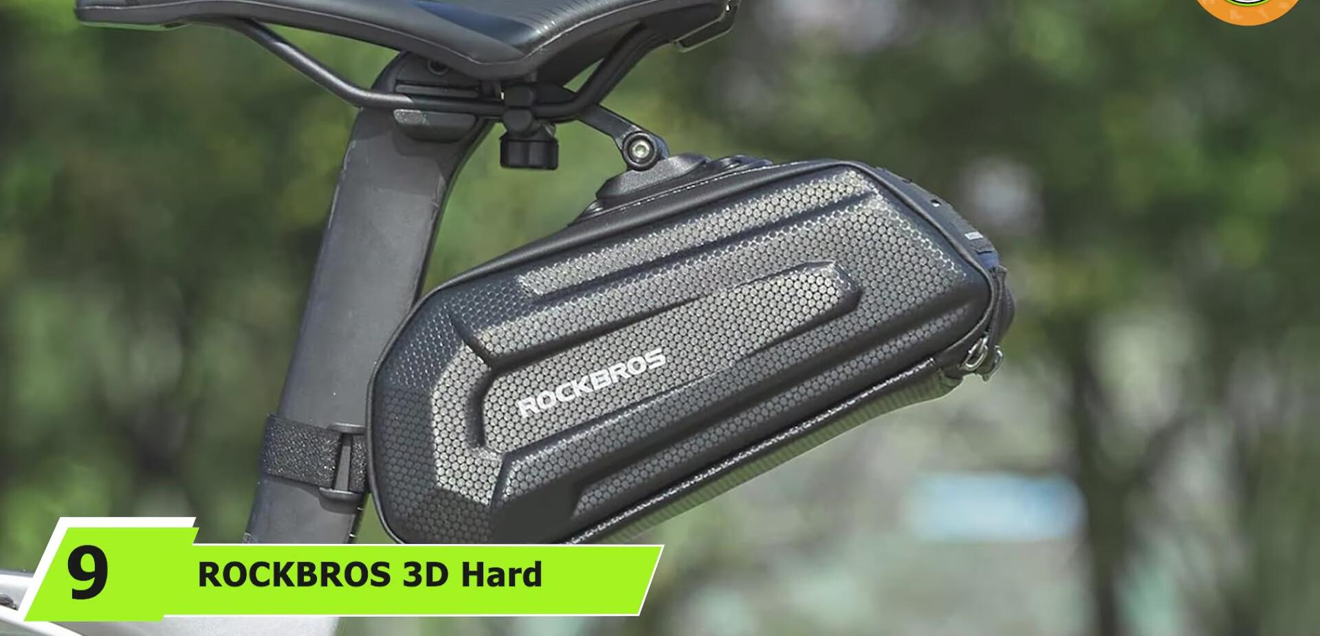 Rock Bros 3D Hot Shell Bike Seat Bag showcasing its unique 3D design
