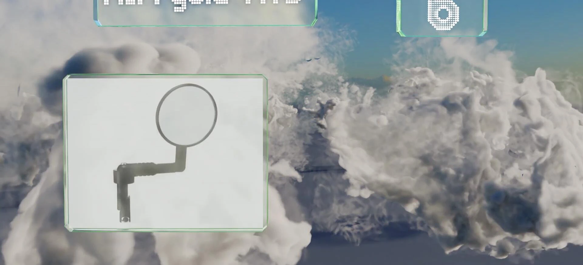 The Miracle MTB mirror showcased