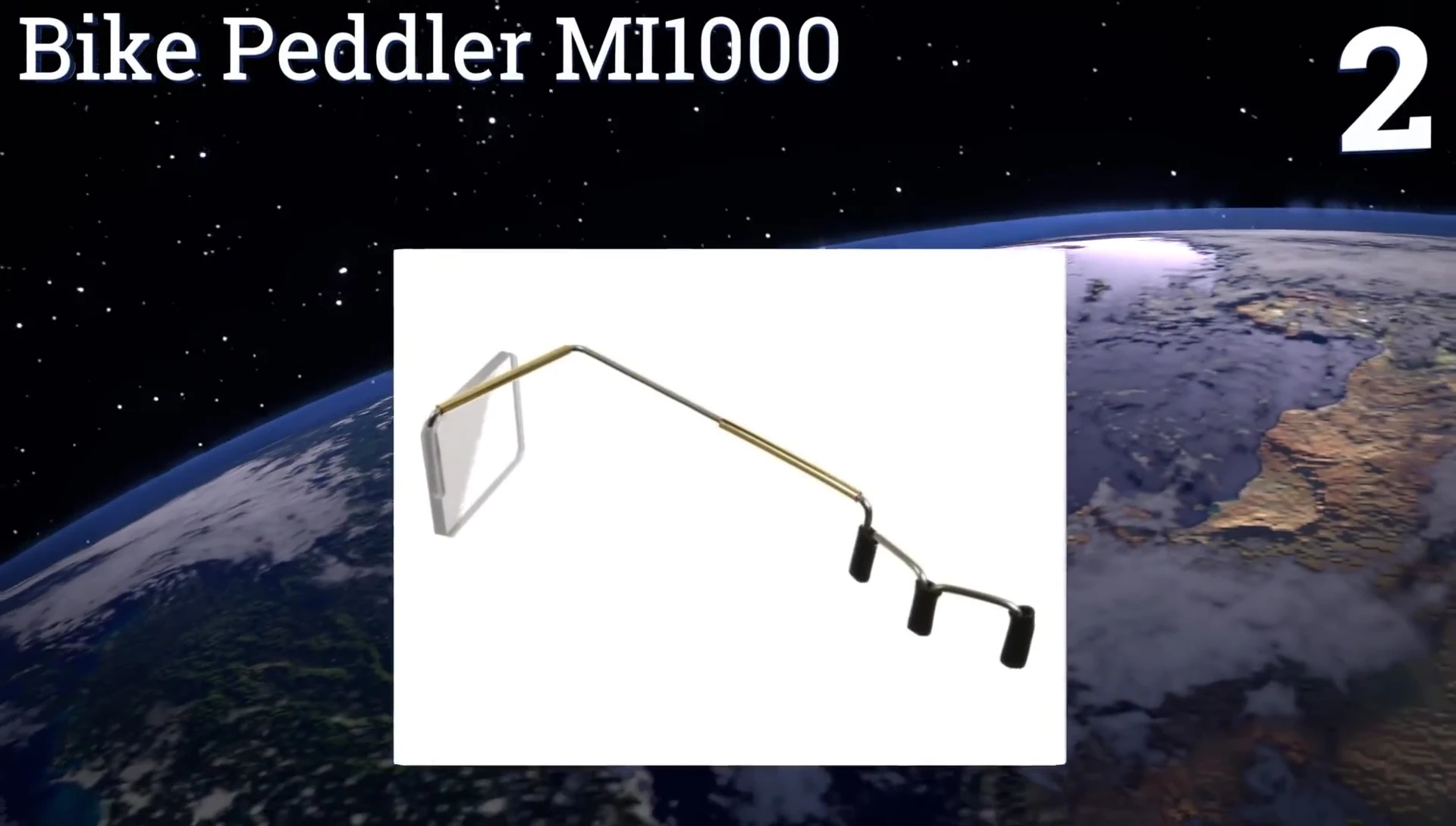 The Three Ever Point MI-1000 mirror showcasing its adjustability