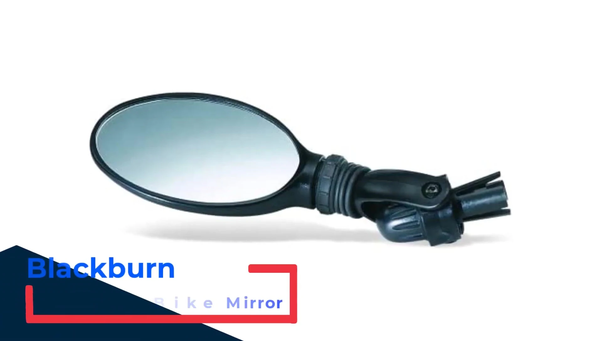 The Blackburn Multi-Mirror showcasing its size and handlebar mount.