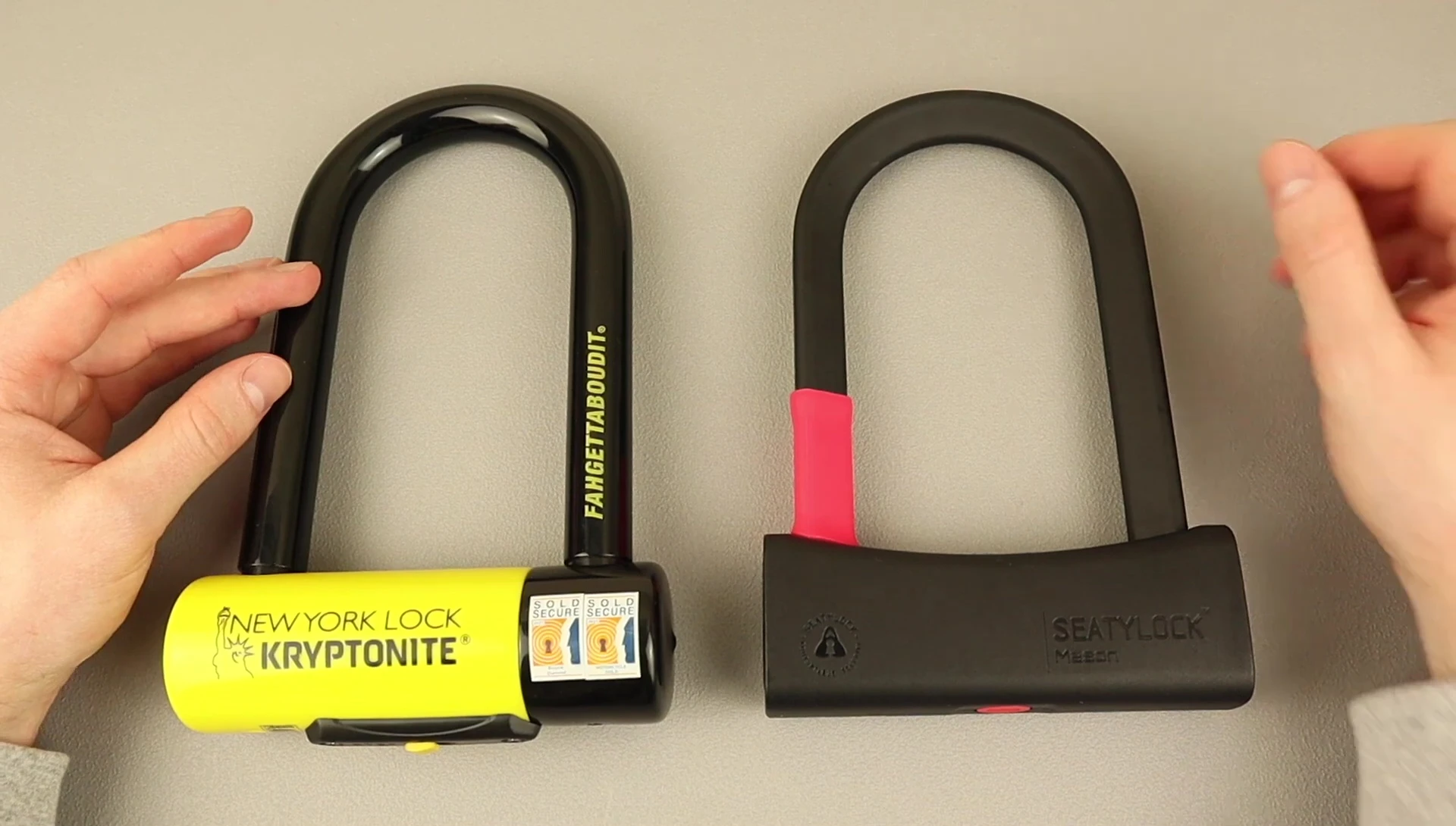 Example of a universal D-lock mount
