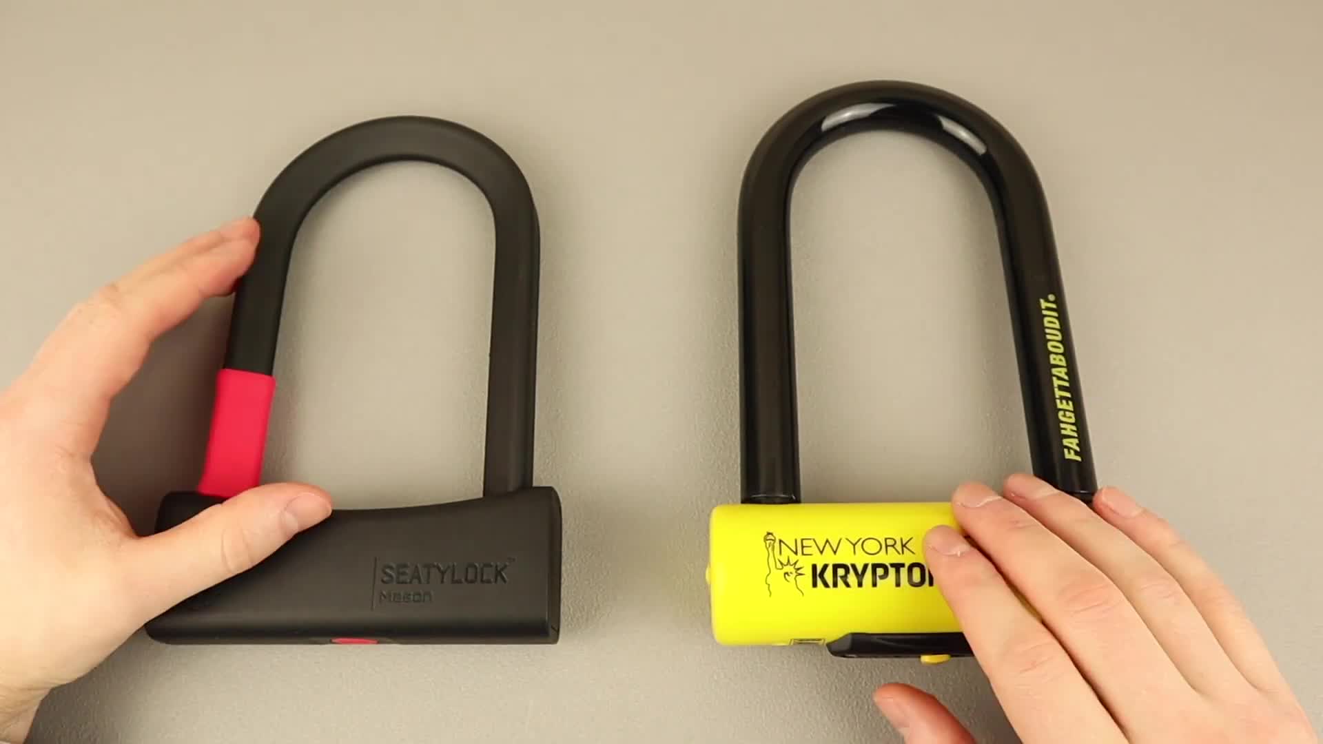 Sold Secure Diamond rating shown on both locks