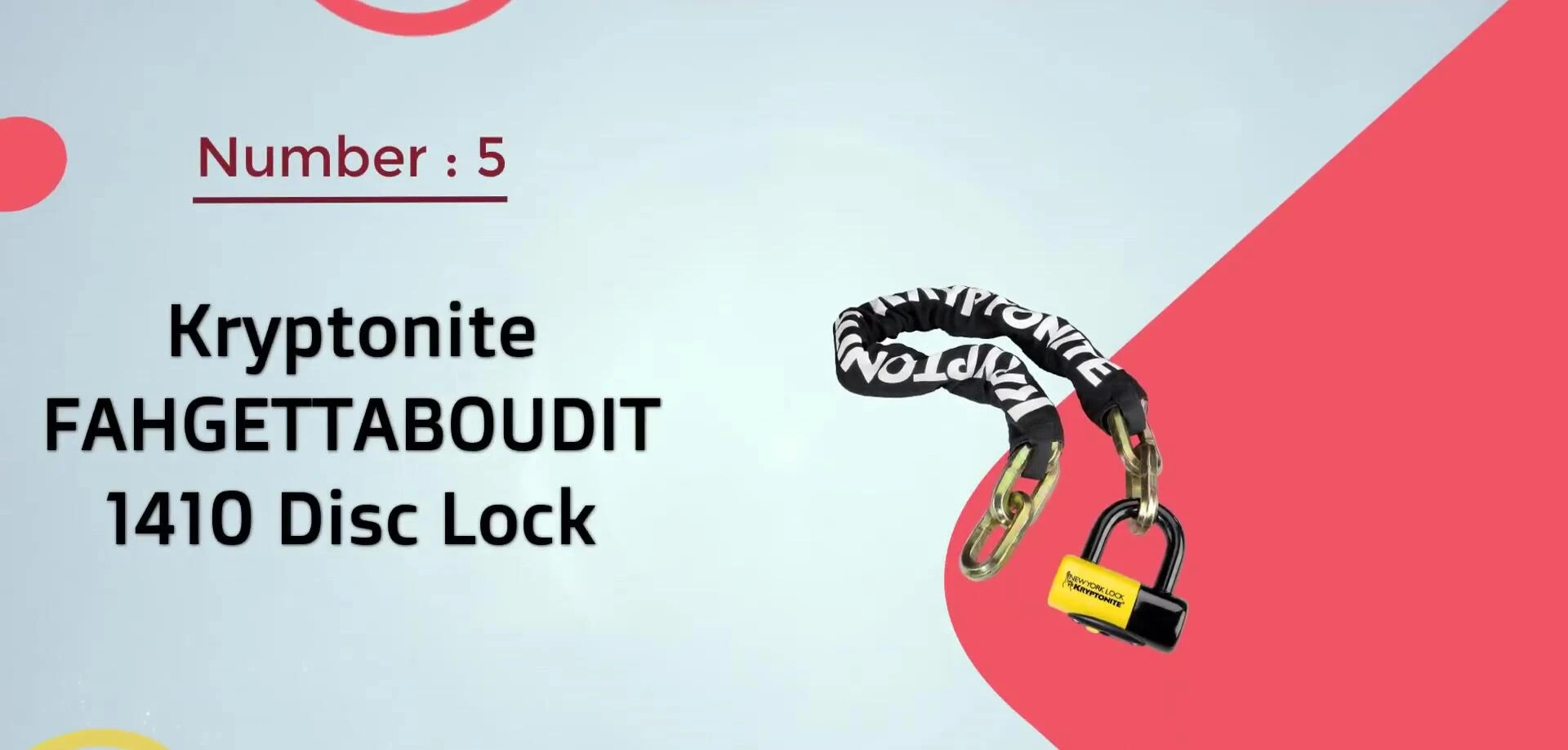 Kryptonite New York Fahgettaboudit Chain Lock