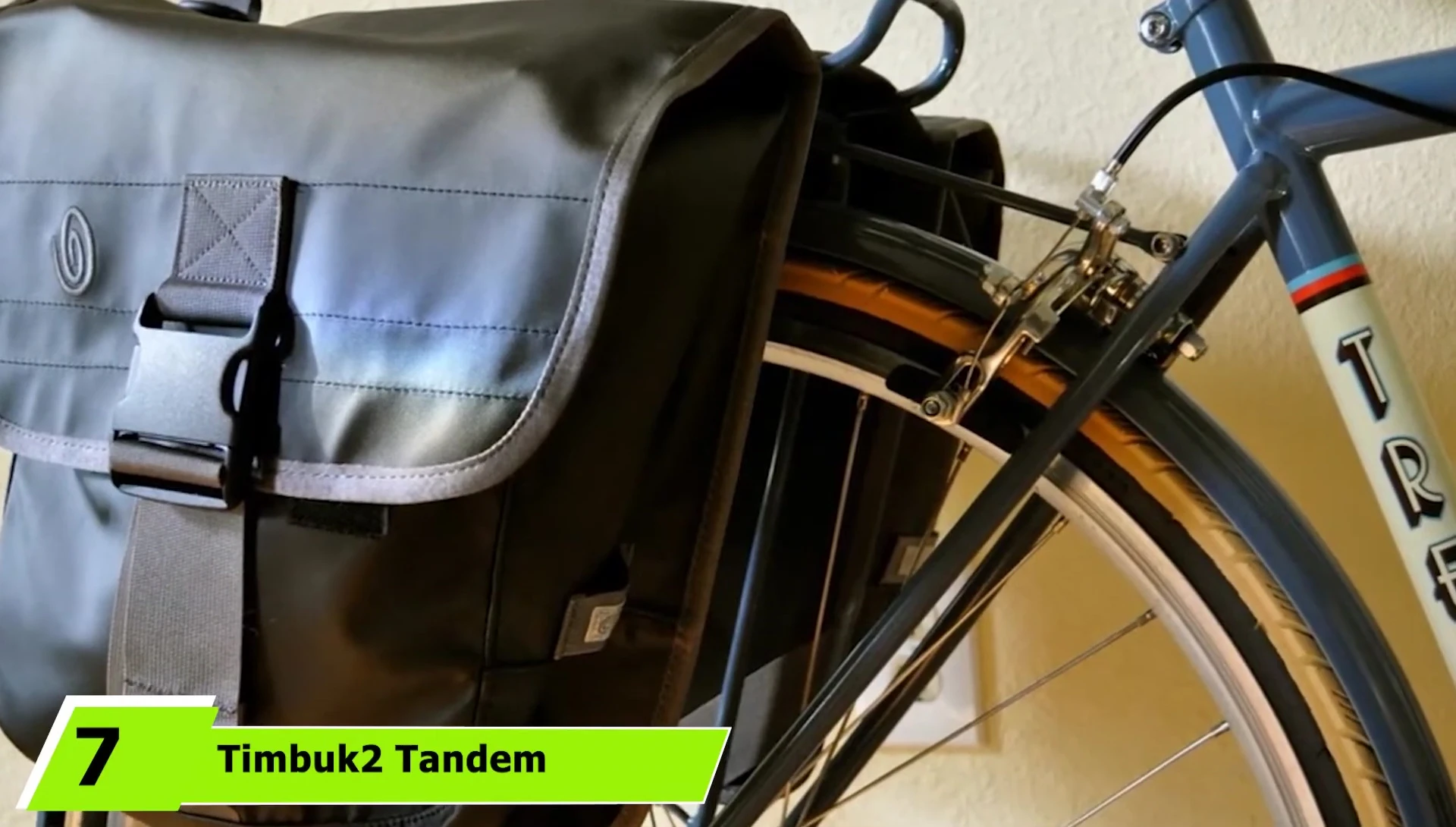 Timbuk2 Tandem Pannier shown on a bike