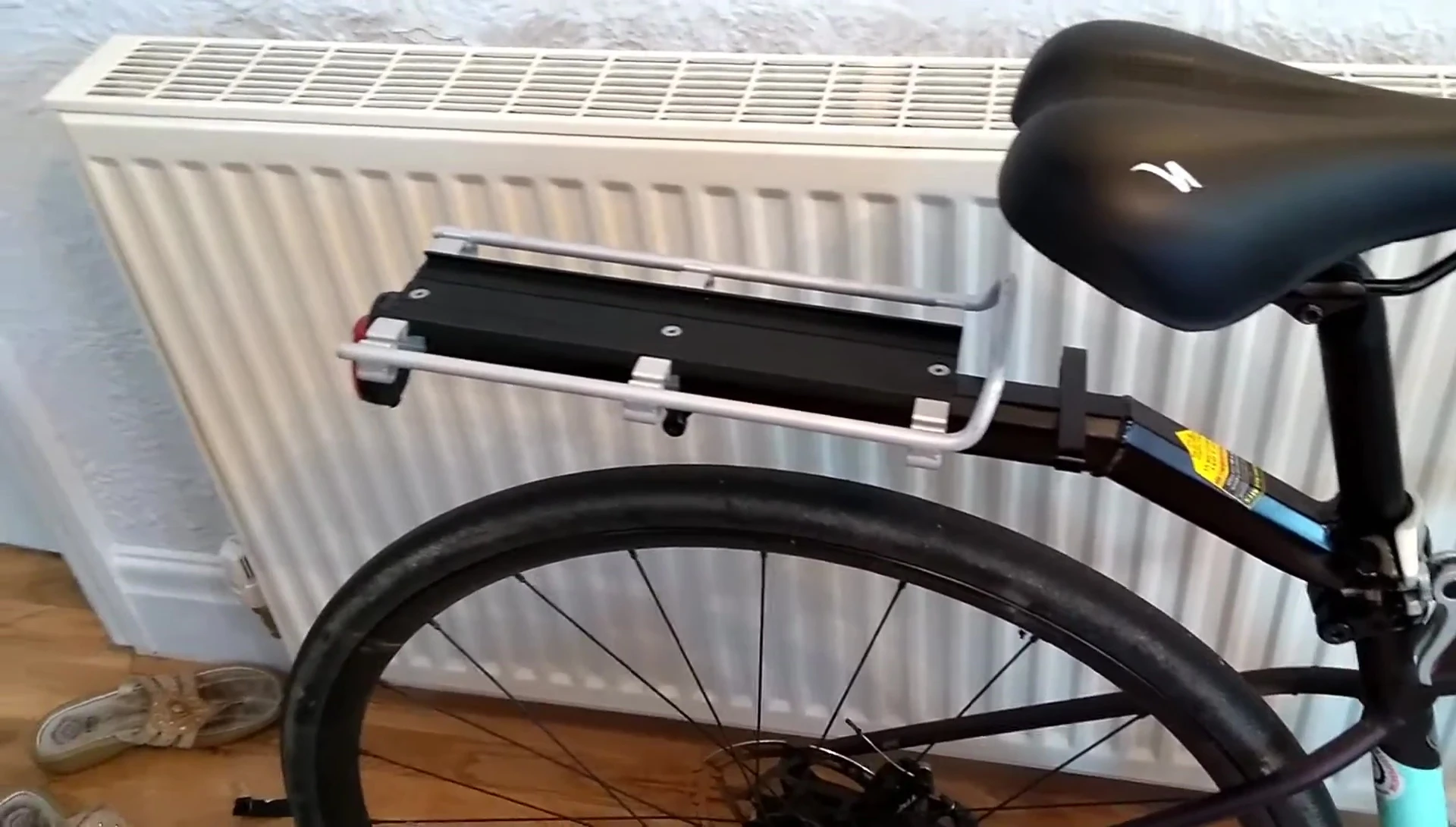 Speaker showcasing the Arkel Tailrider bag.
