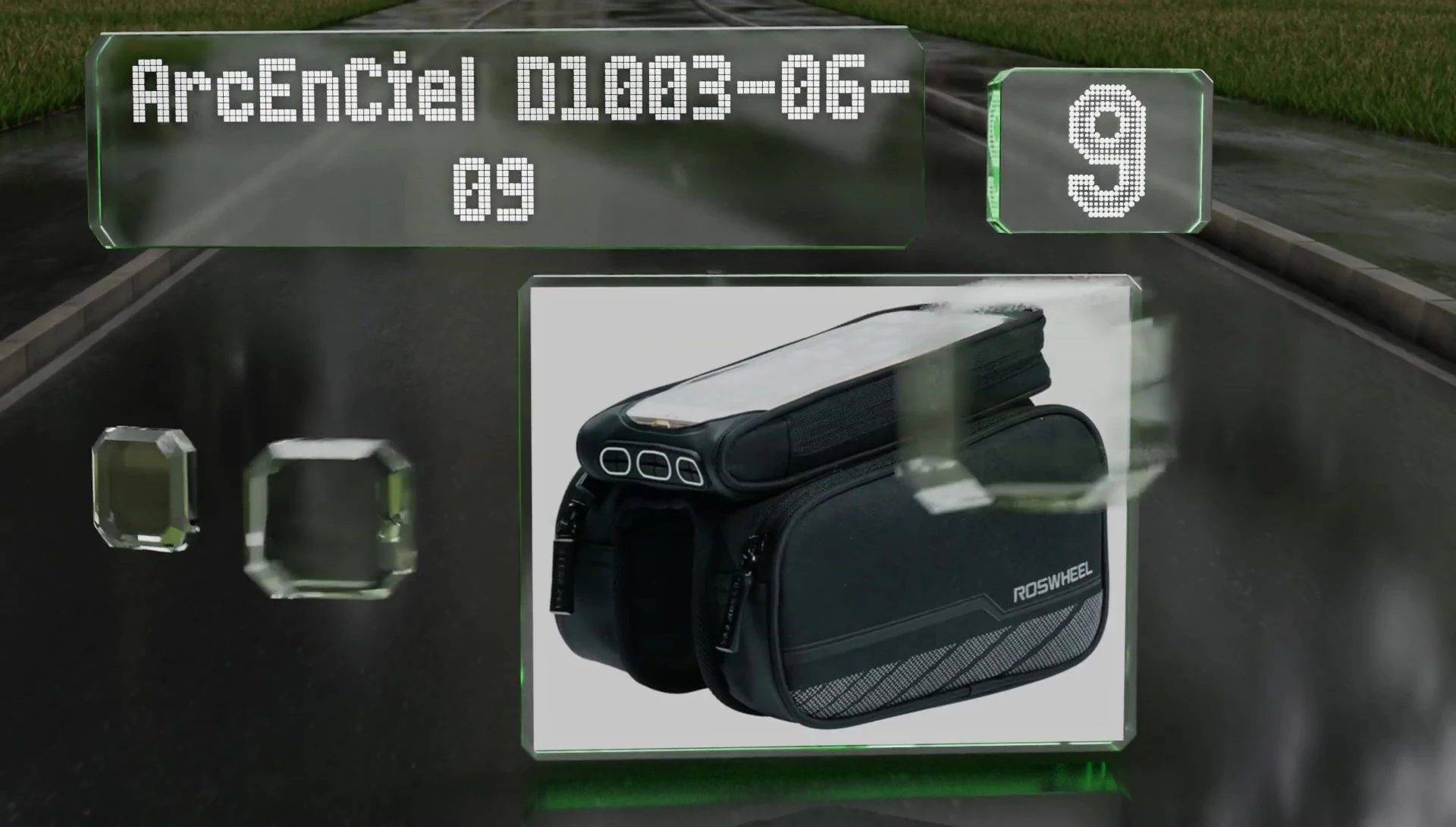 Archon CLD One Double O 3o 609 attached to a bike frame