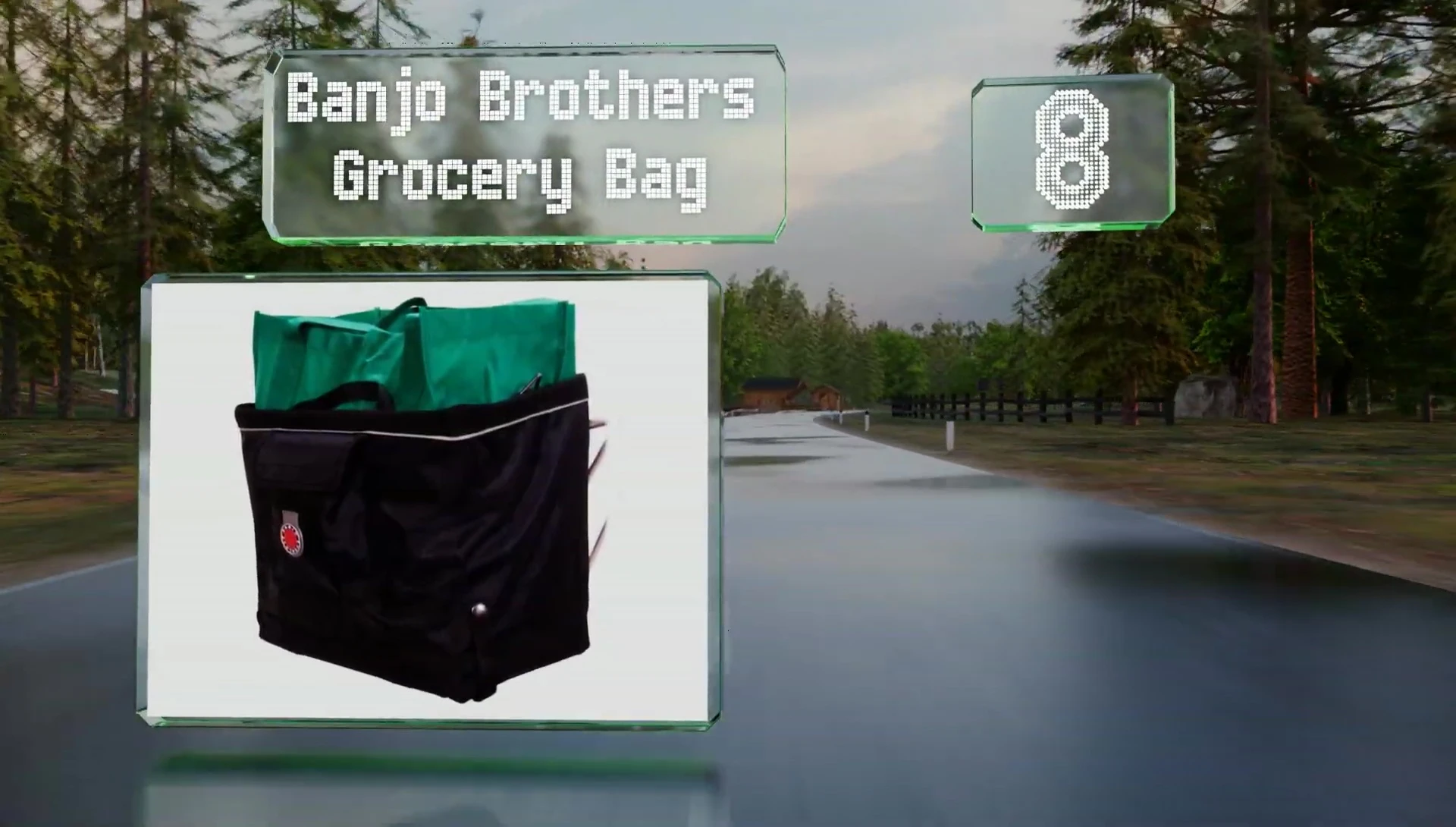 Banjo Brothers Grocery Bag in flat-pack mode