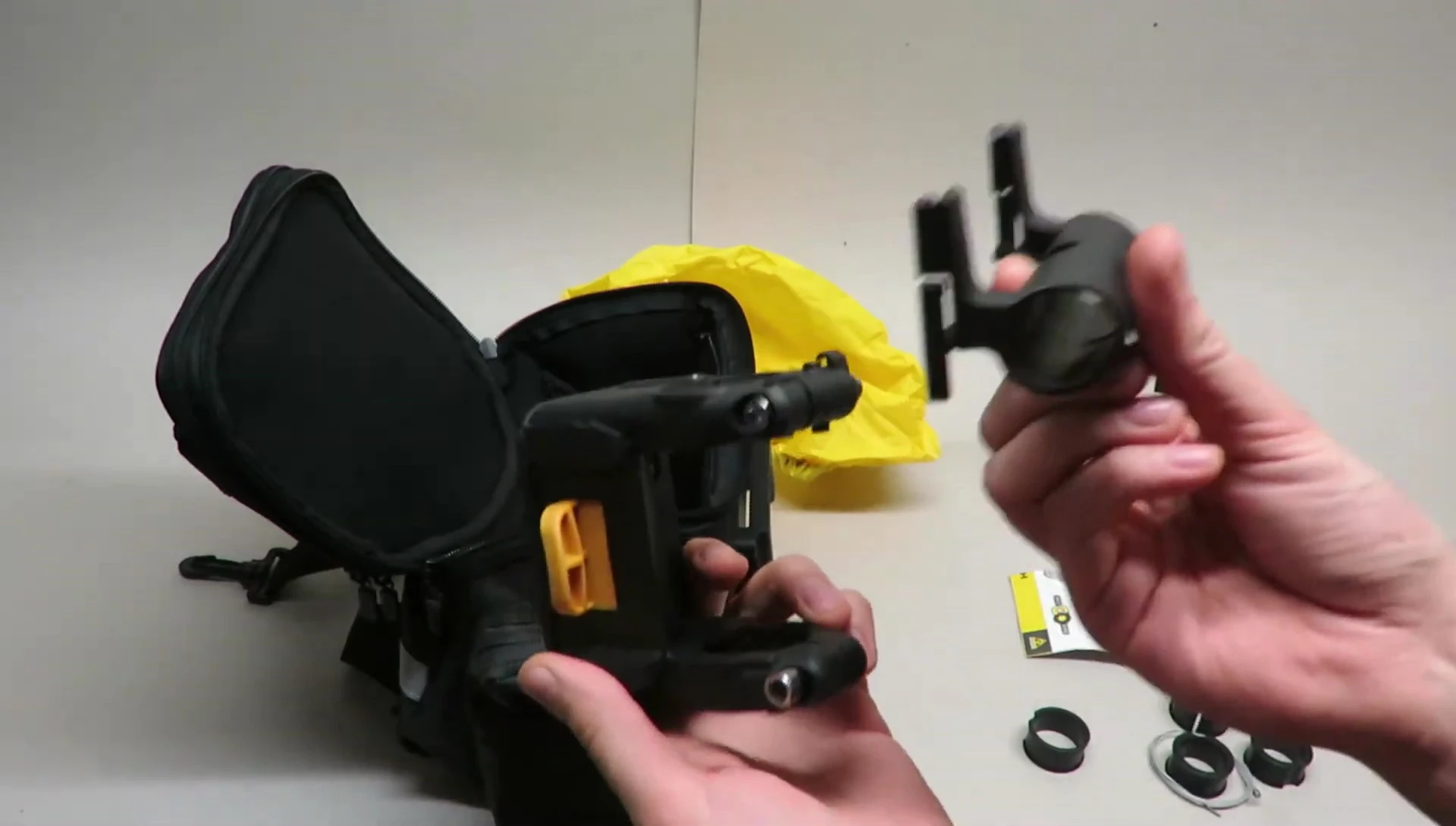 The adapter for mounting additional accessories