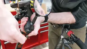 INOKIM Handlebar Mirror Installation Guide: Easy & Rubber Grip Methods
