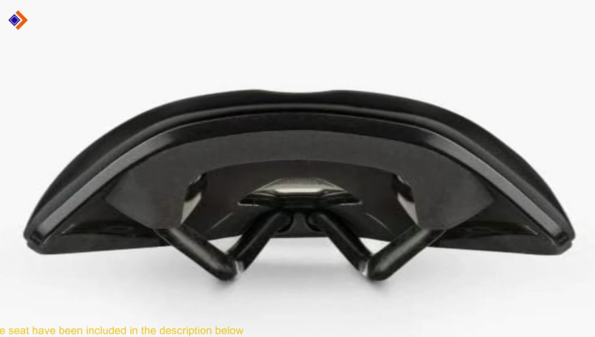 Close-up of the padding and carbon fiber rails