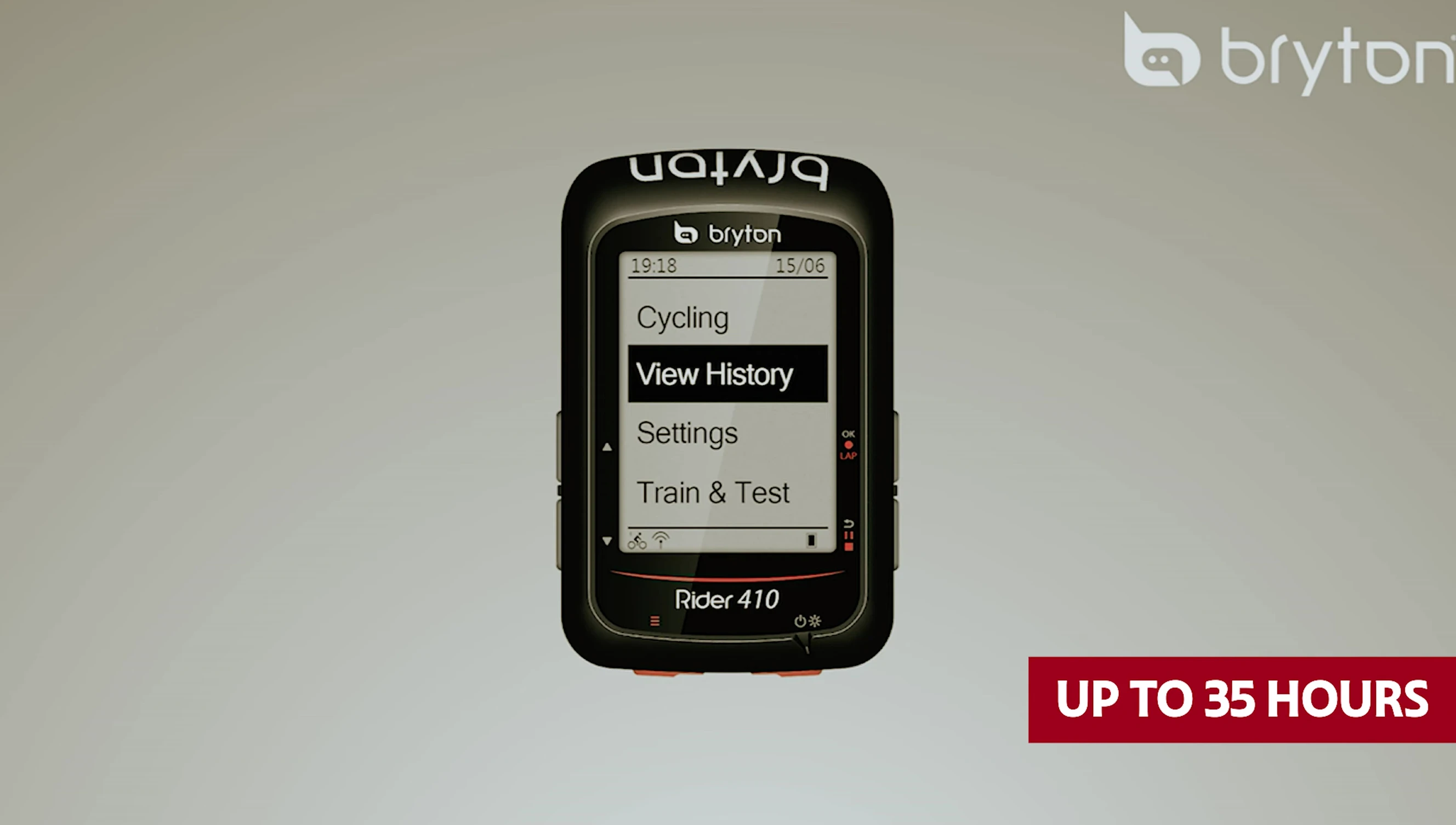 Image highlighting the Bryton Rider 420's key features and specifications.