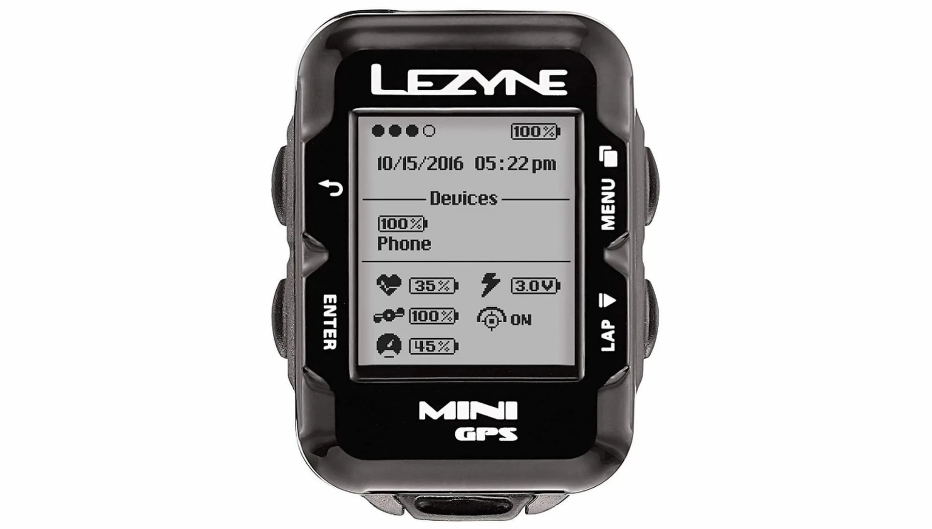 Highlighting the battery life and Bluetooth features of the Lezyne Mini GPS