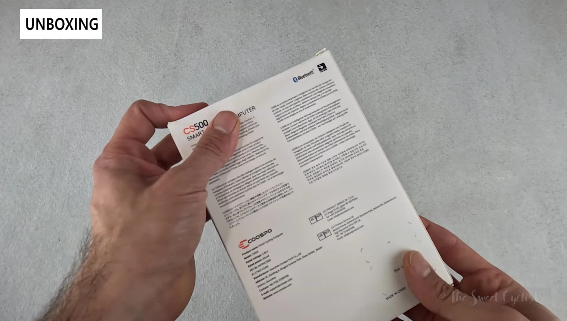 COOSPO CS500 packaging
