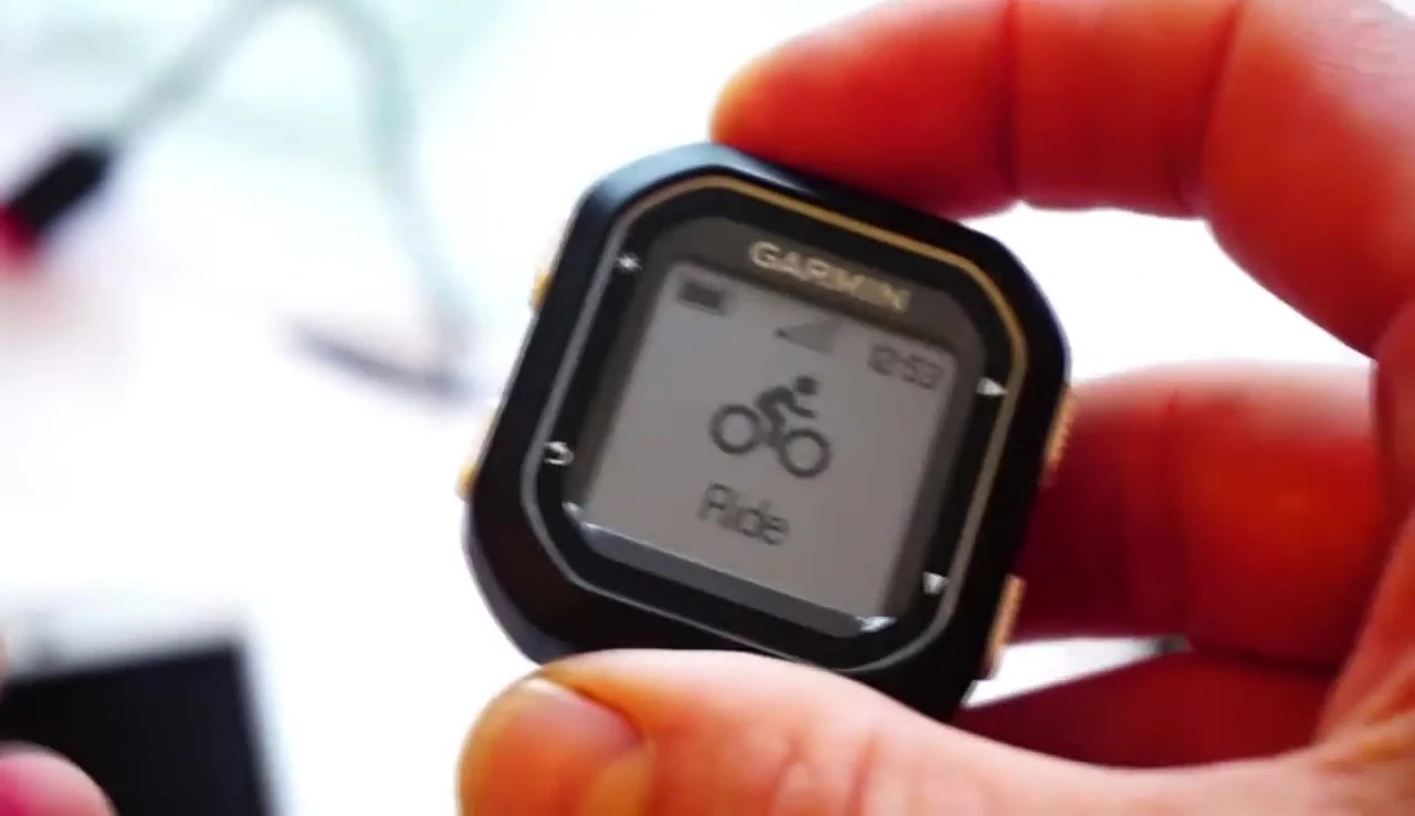 Screenshot showing ANT+ connectivity options on the Garmin Edge 25.