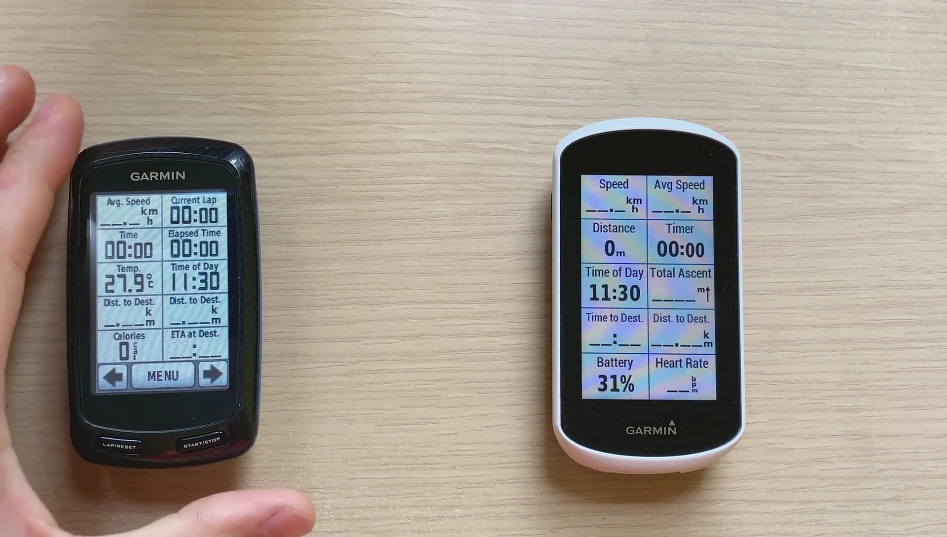 Garmin Edge 800 device