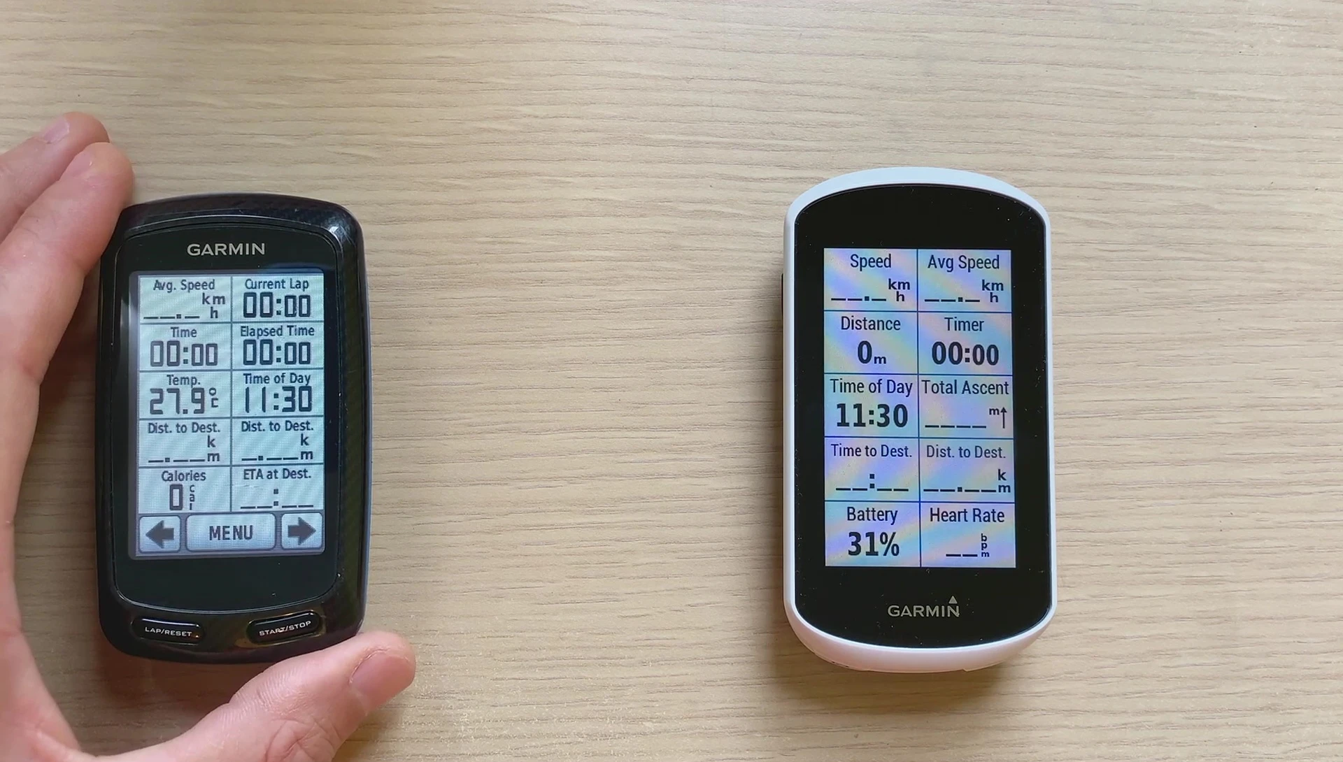 Garmin Edge Explore device