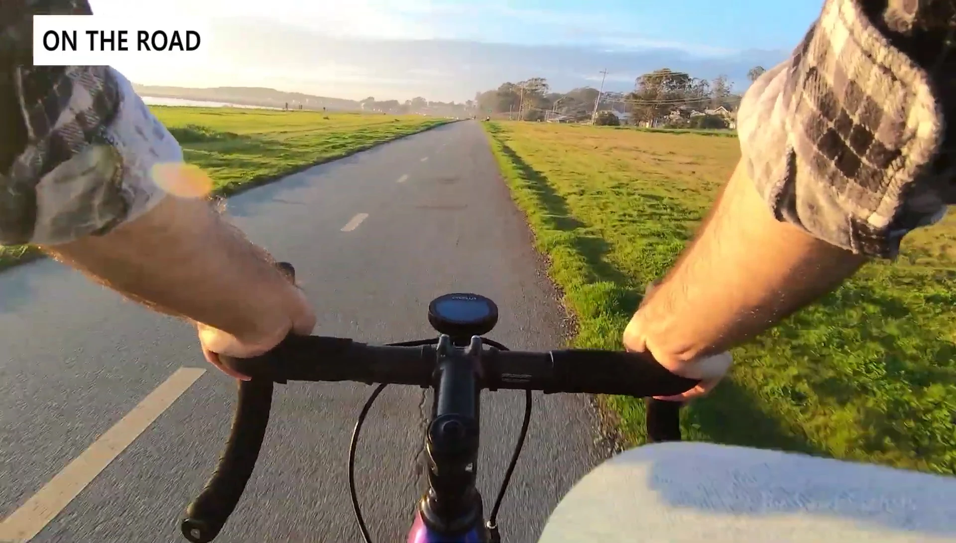 Using the CYCPLUS M2 while riding