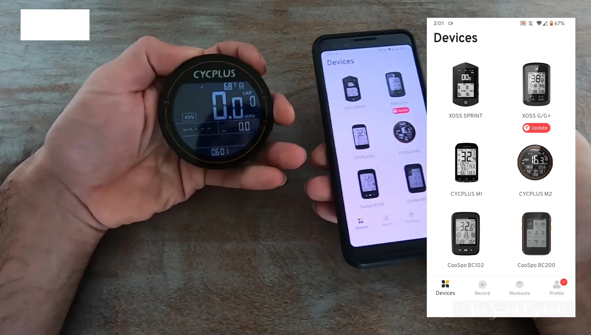XOS app interface