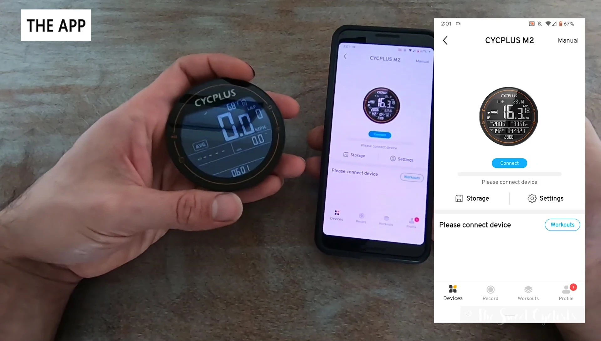 Connecting the M2 to the XOS app