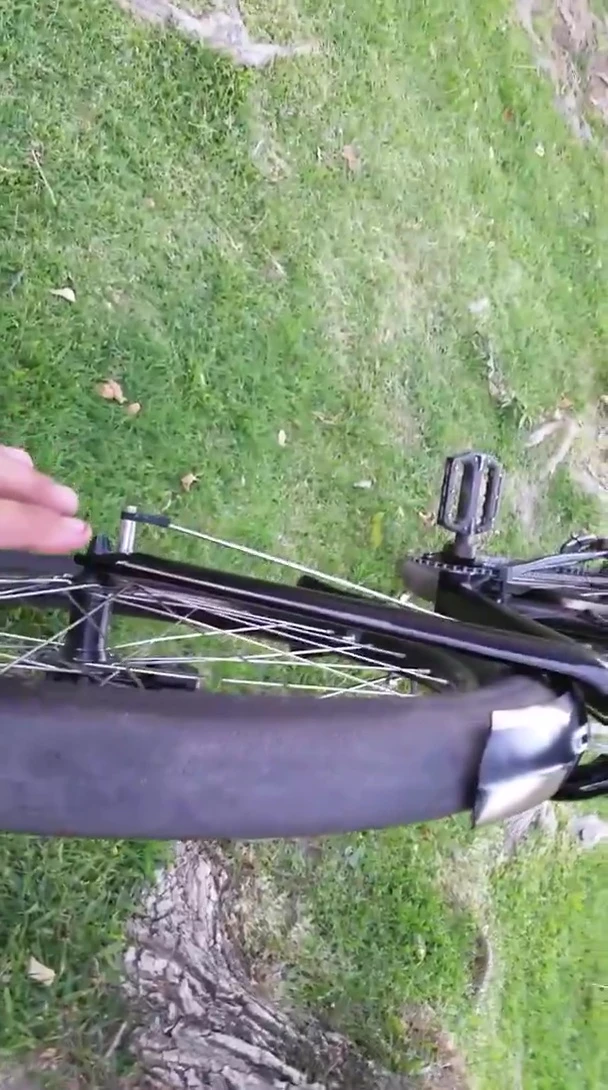 Another overall shot highlighting the bike's design and upgrades.