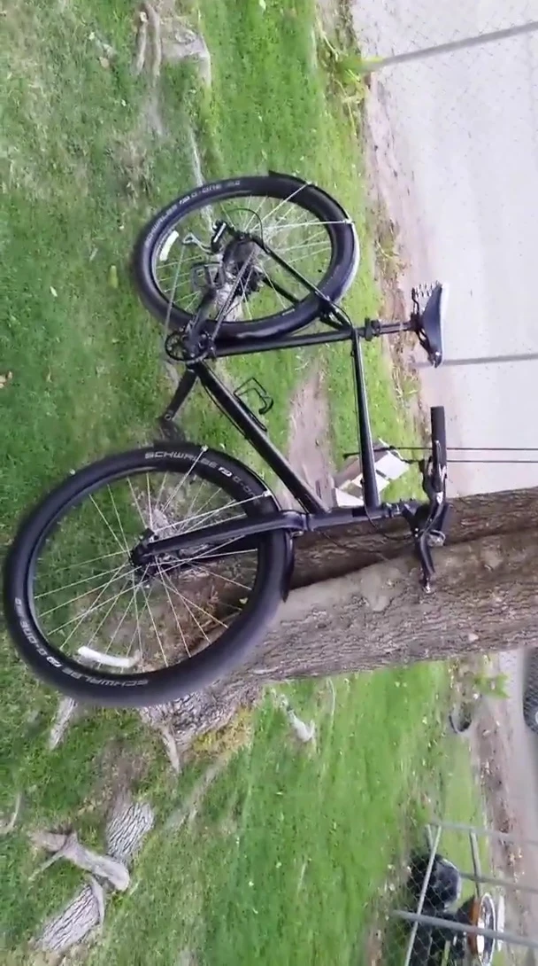 Final shot of the reviewer with the bike.