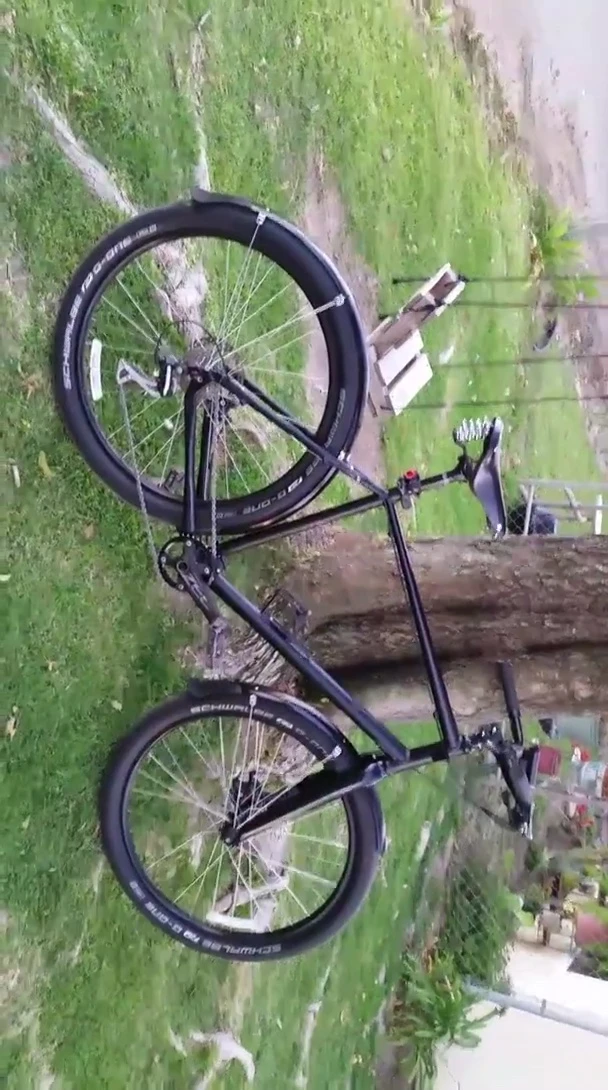 Overall shot of the completed bike build.