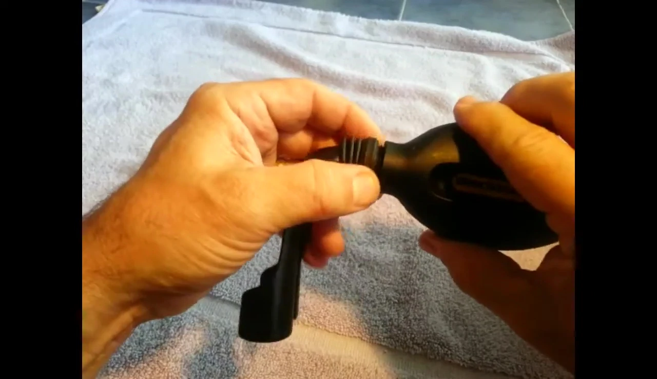 Inner tube disc added for stability shown in the mirror's ball and socket joint.