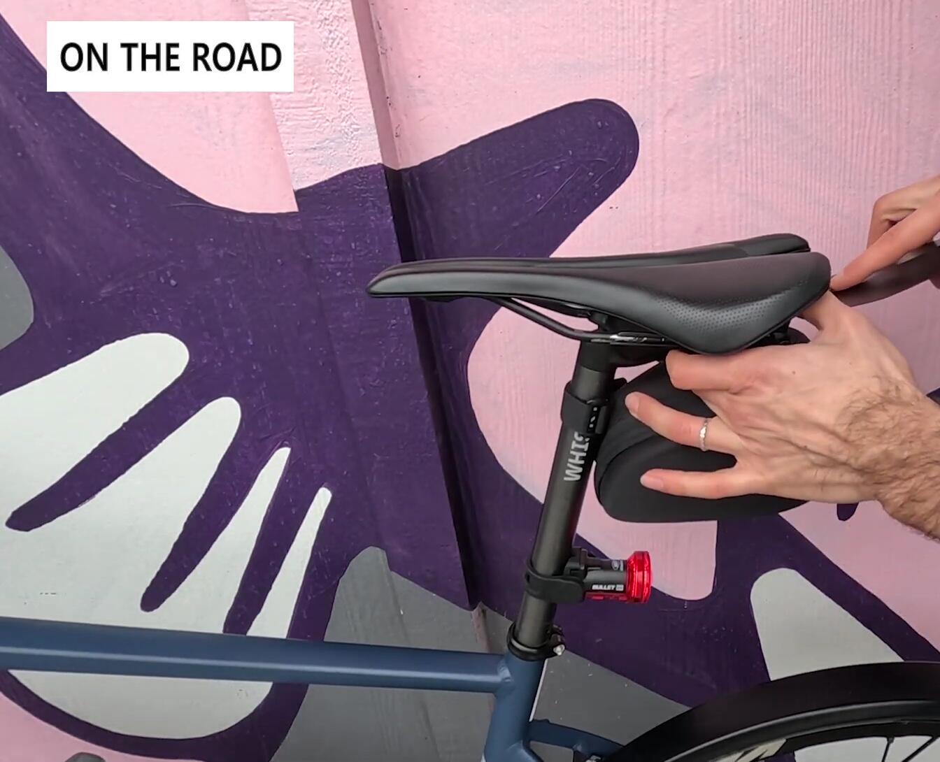 The FlashFender DF installed on a bicycle.