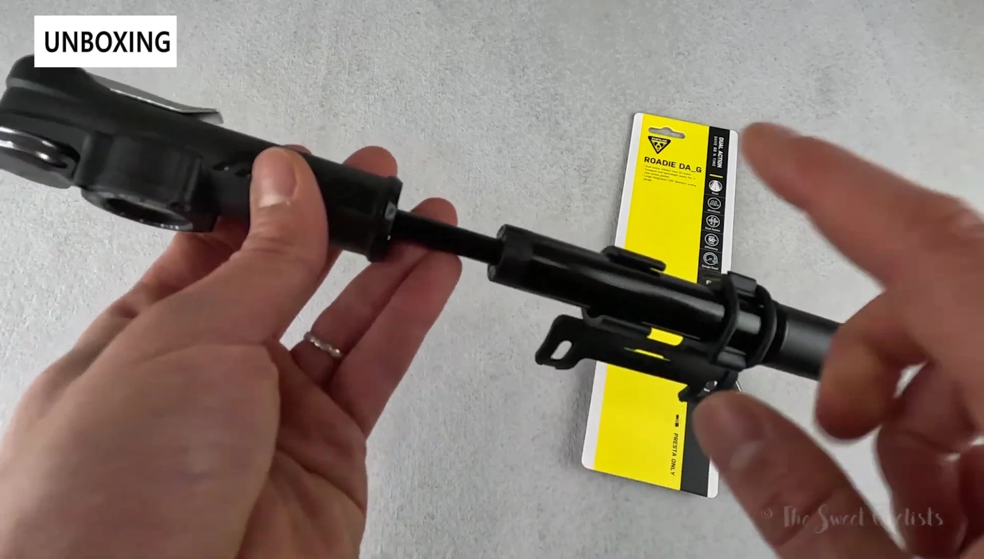 Aluminum barrel and thumb lock