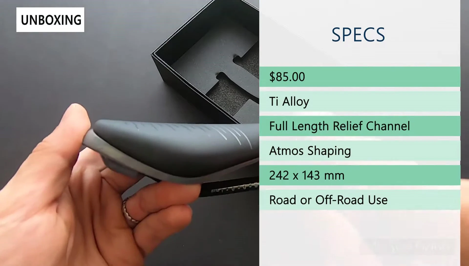 Detailed shot highlighting the concealed design of the saddle.