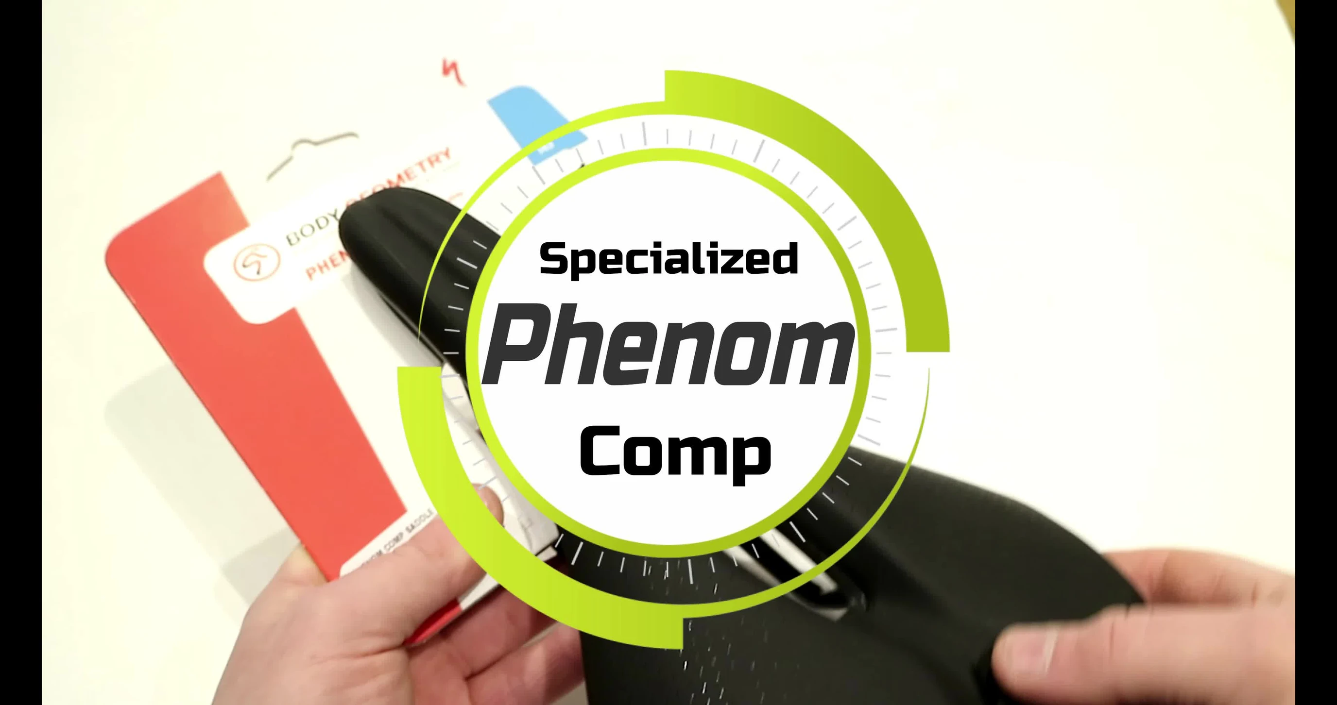 Close-up of the Specialized Phenom Comp saddle