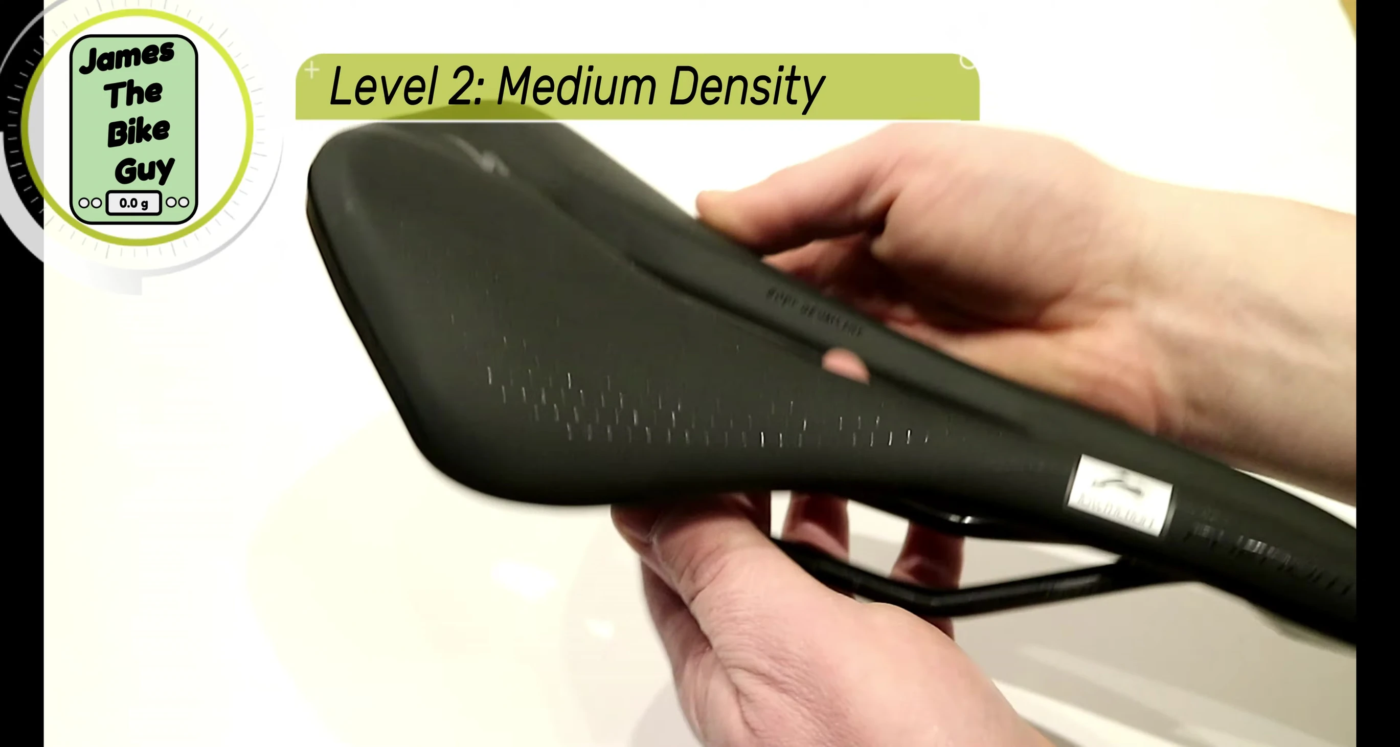 Demonstration of the saddle's padding