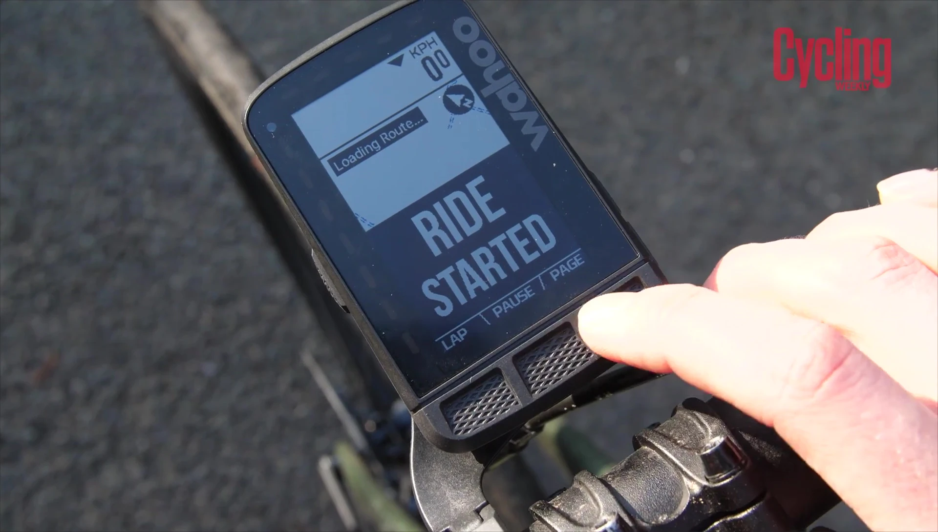 Wahoo Elemnt Roam Navigation