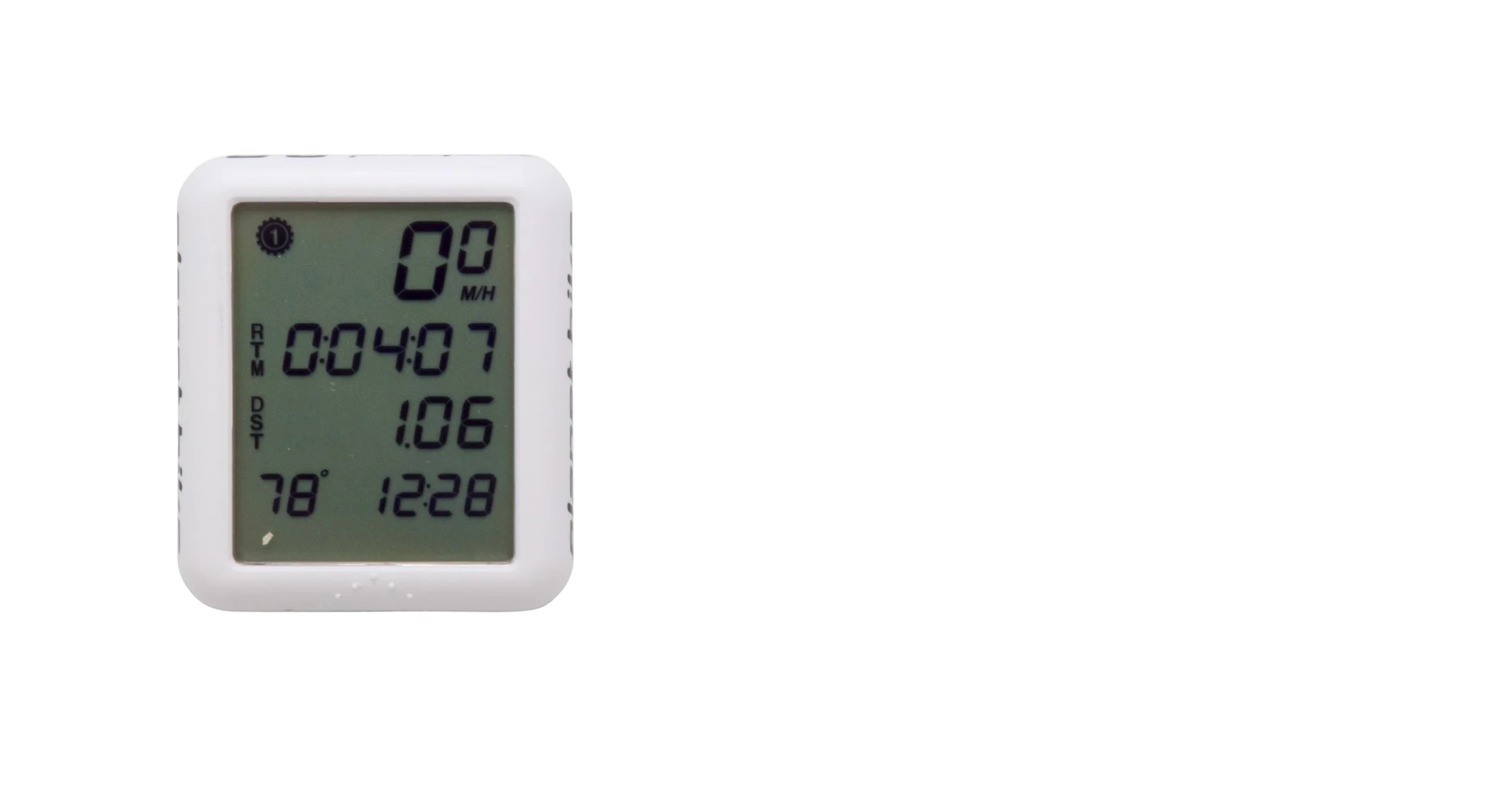 Close-up of the Protégé 9.0 display showing multiple data points