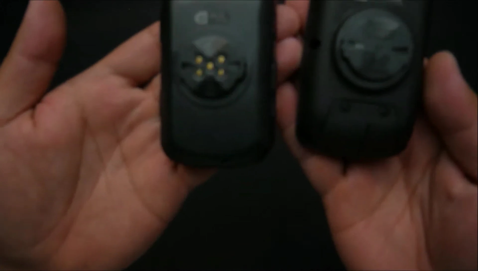 Close-up shot of the Garmin Edge 530 screen, highlighting its brightness and clarity.