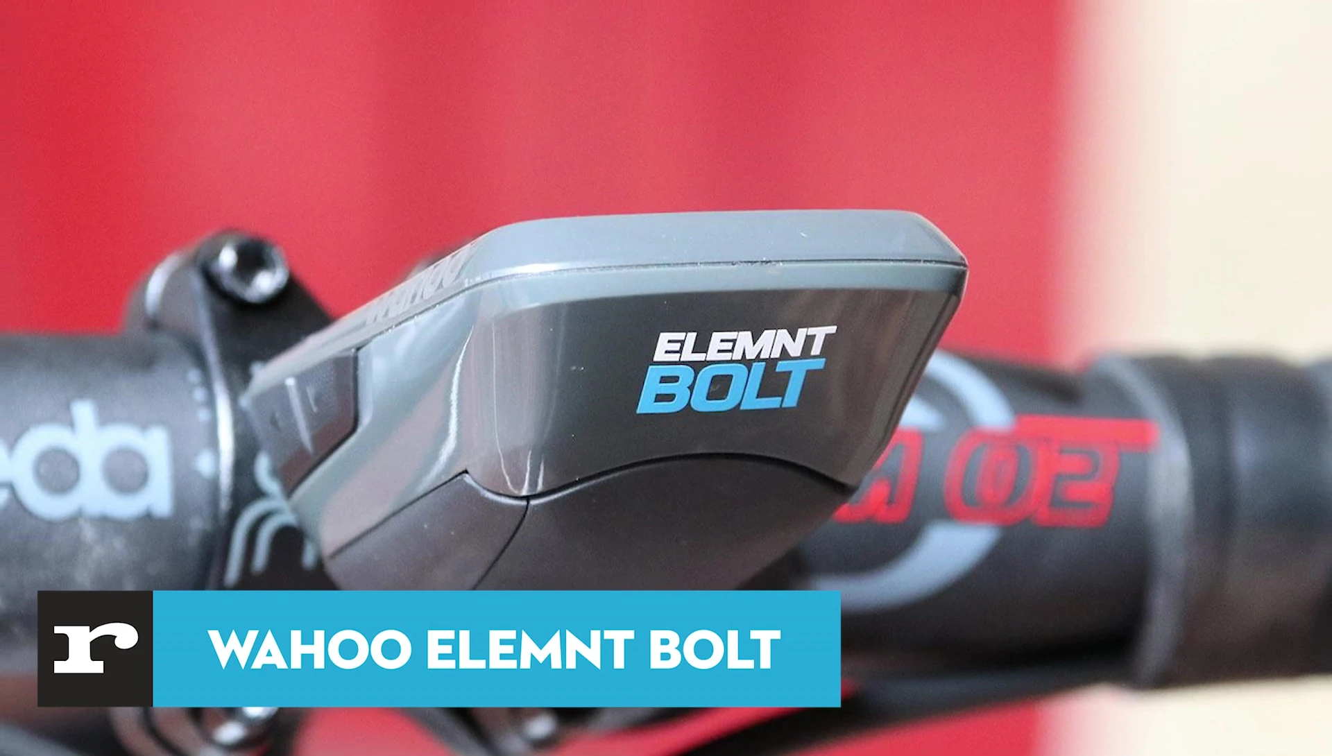 Wahoo ELEMNT Bolt mounted on a bike