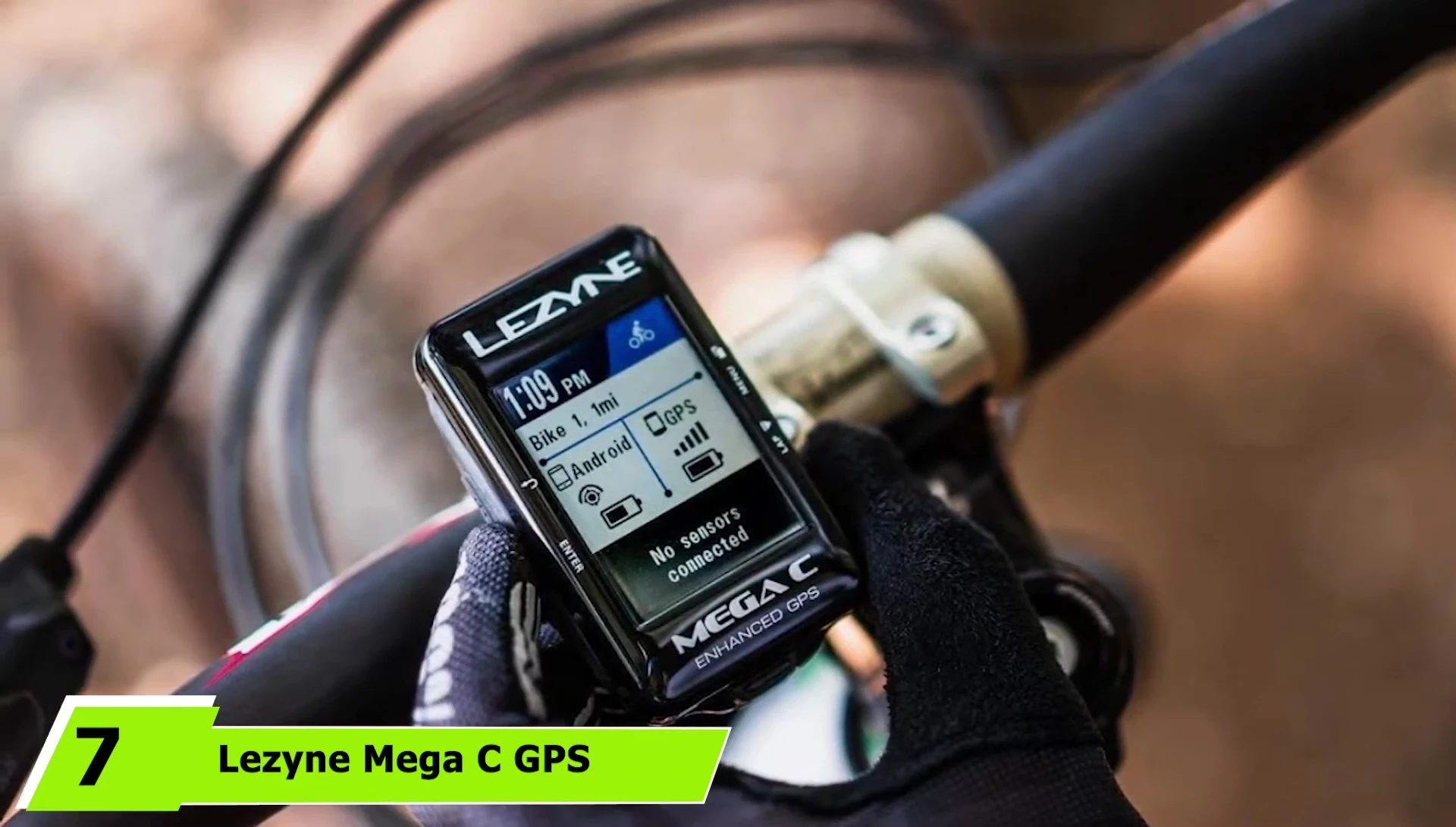 Lezyne Mega C GPS bike computer