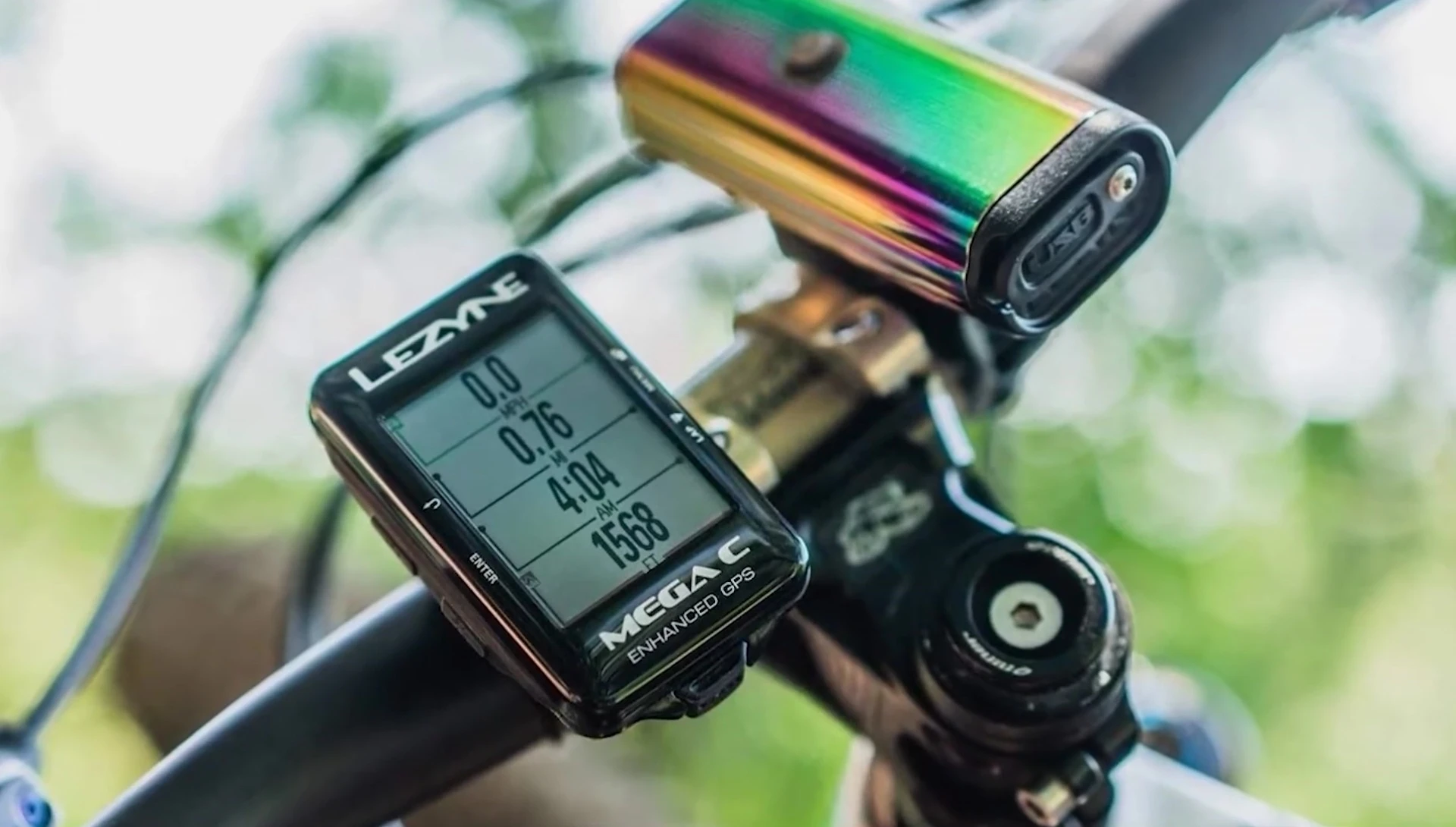 Lezyne Mega C GPS display