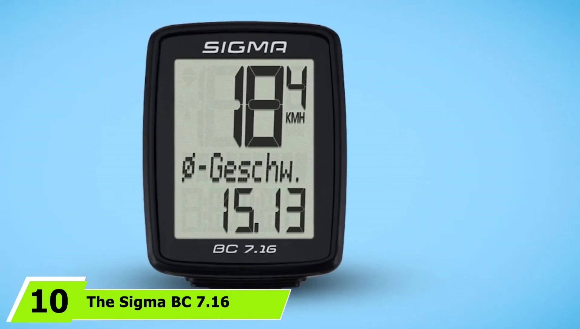 Sigma BC 7.16 bike computer