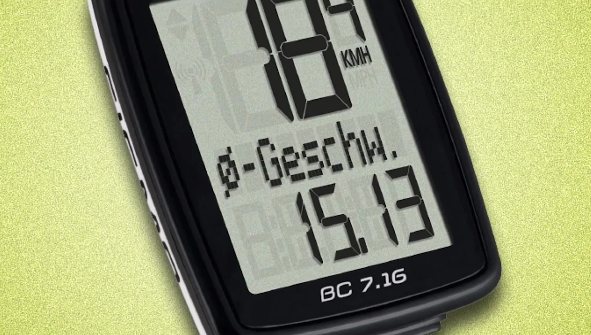 Sigma BC 7.16 display