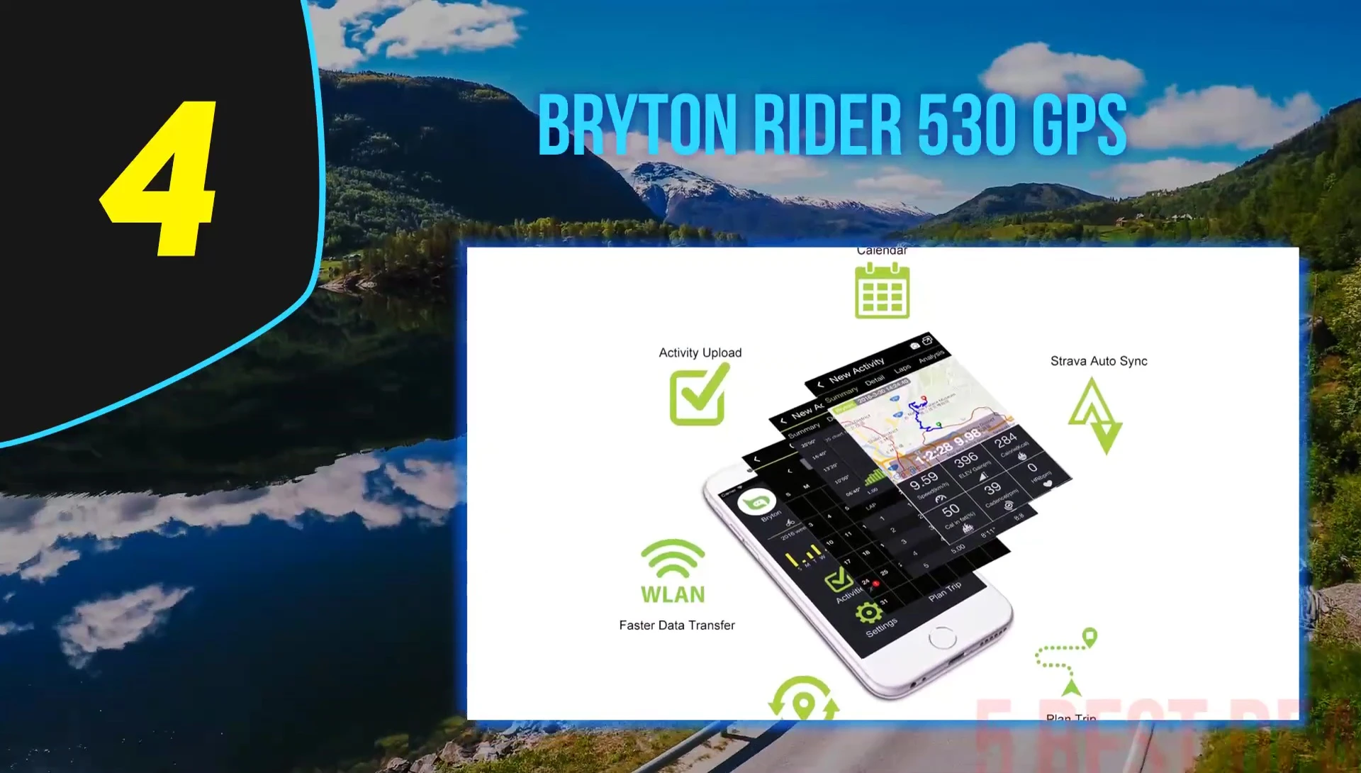 Brighten Ryder 530 GPS display showcasing data