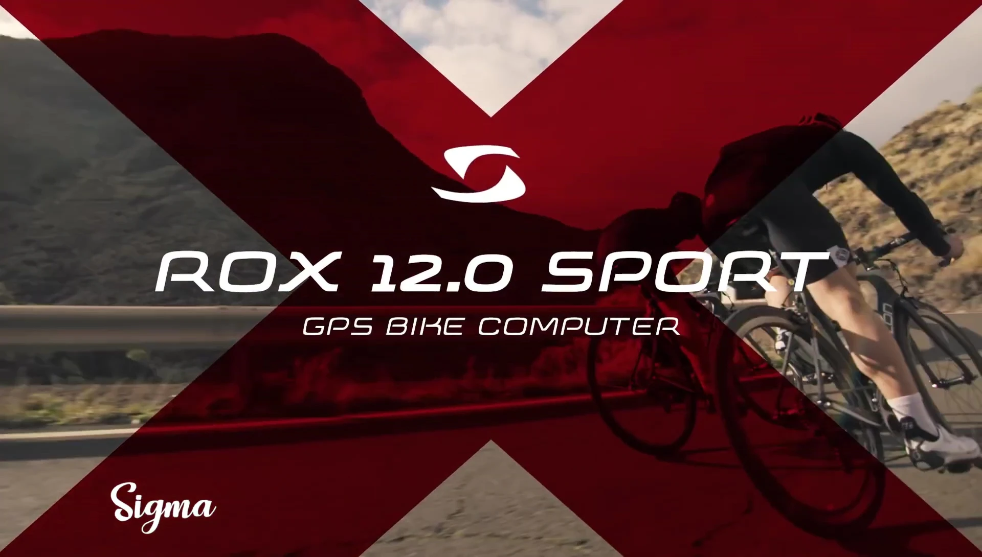 Sigma ROX 12.0 SPORT GPS device displayed