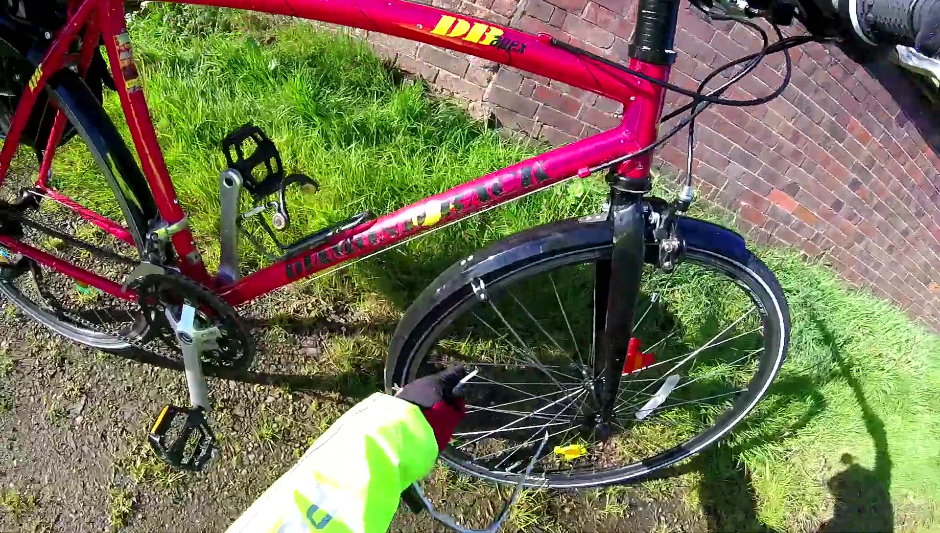 Final shot of installed mudguards