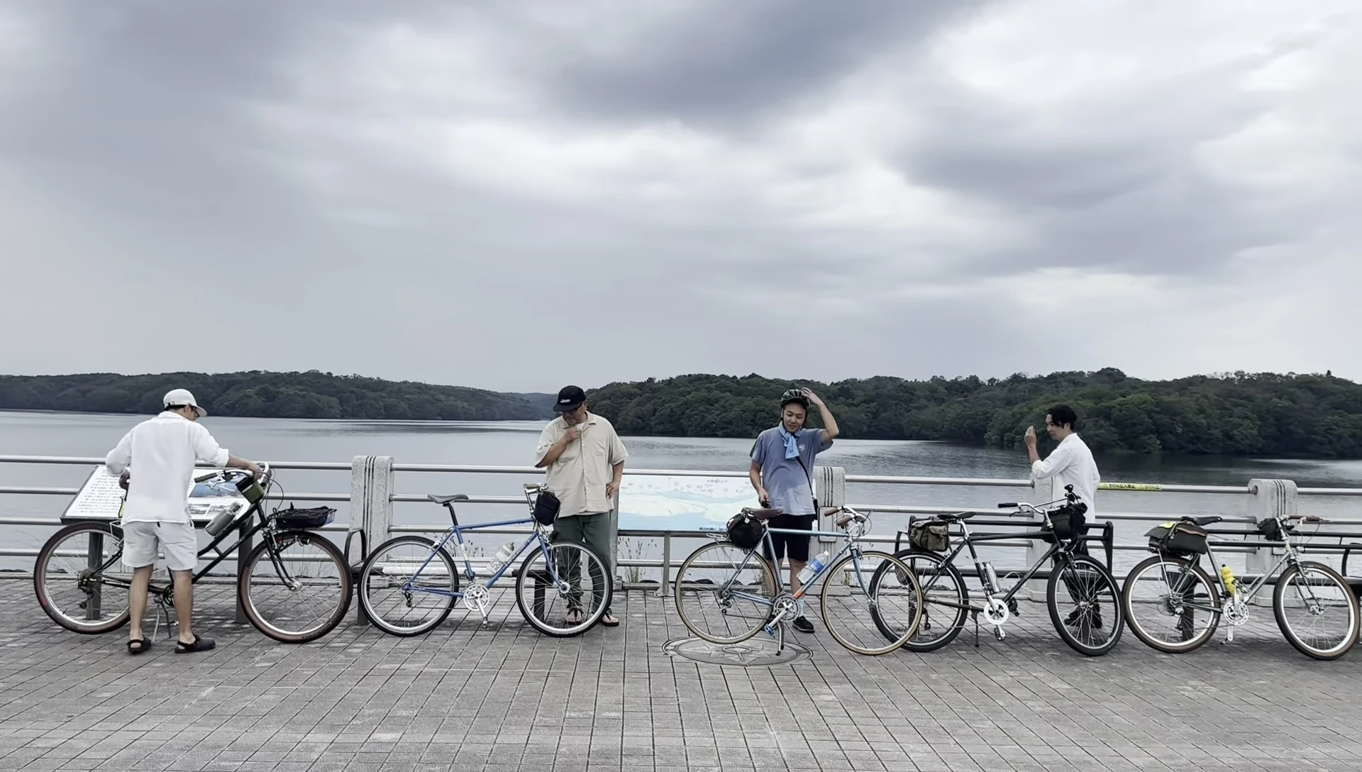 Group photo at the end of the ride